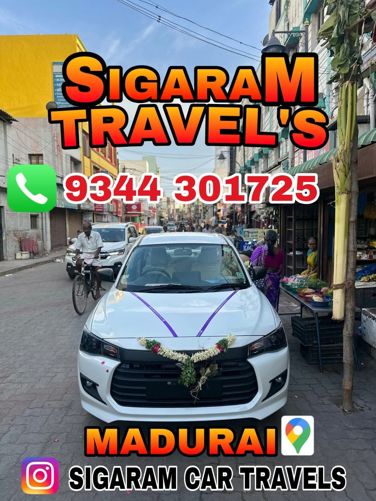 car travels madurai to other district