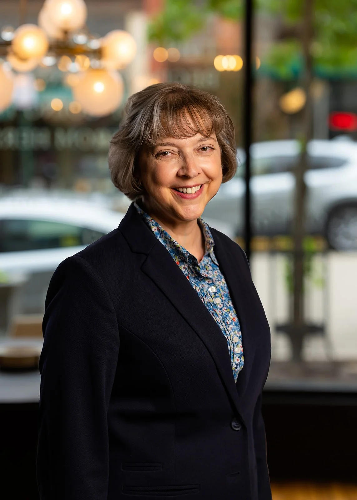 portrait of a smiling businesswoman