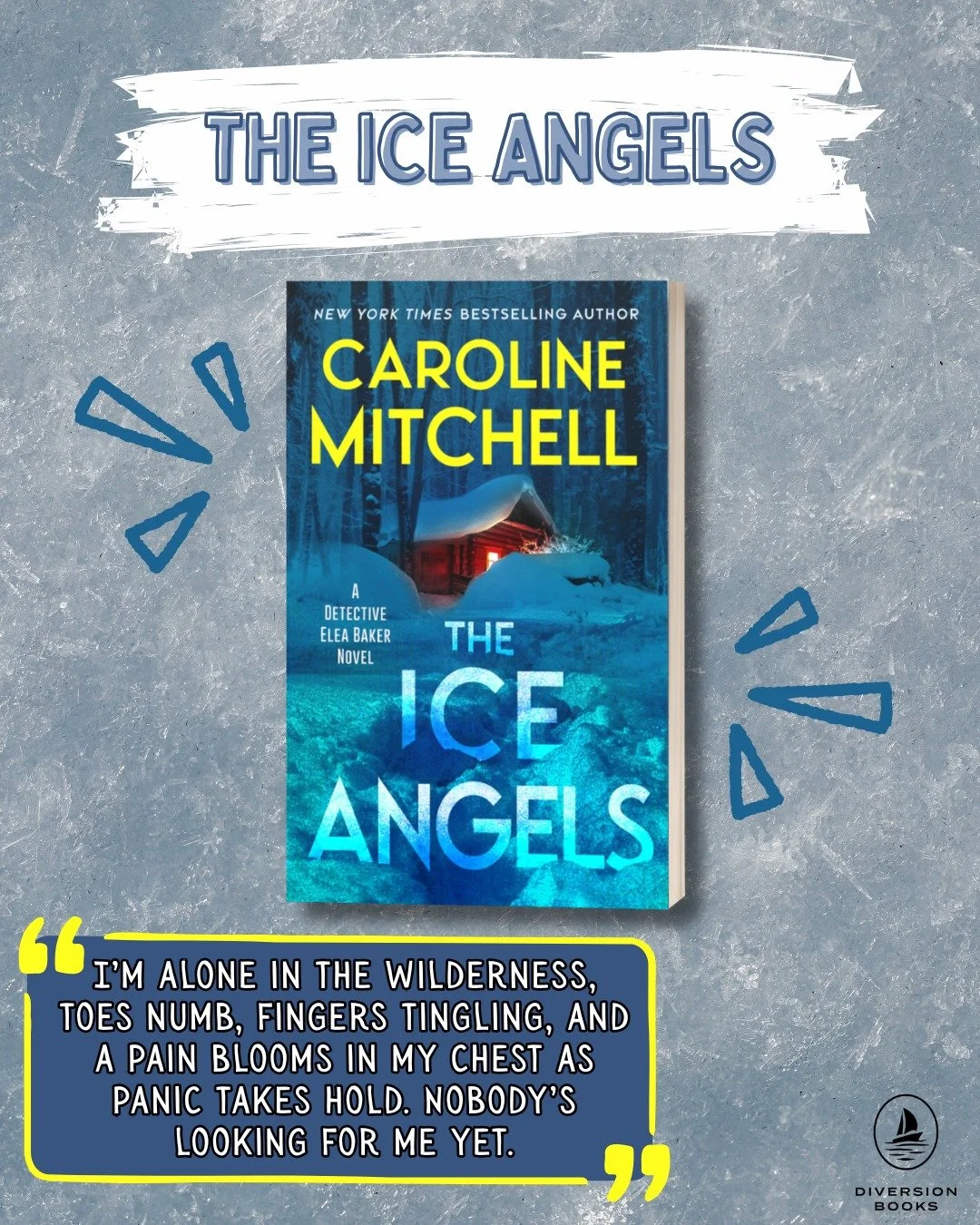 &ldquo;I&rsquo;m alone in the wilderness, toes numb, fingers tingling, and a pain blooms in my chest as panic takes hold. Nobody&rsquo;s looking for me yet.&rdquo; ❄️

THE ICE ANGELS by @caroline_writes is the first in a new crime series with Nordic-