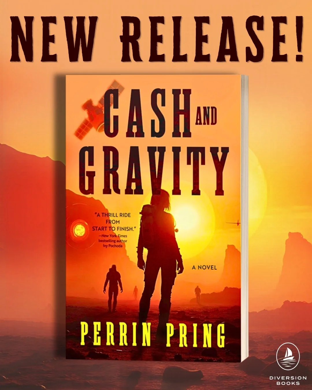 Get ready to experience a thrilling sci-fi western! CASH AND GRAVITY by @perrinpringauthor is now available at any retailer near you.

A high-stakes chase across the American West. A device that could change the world. Three unlikely allies thrown to
