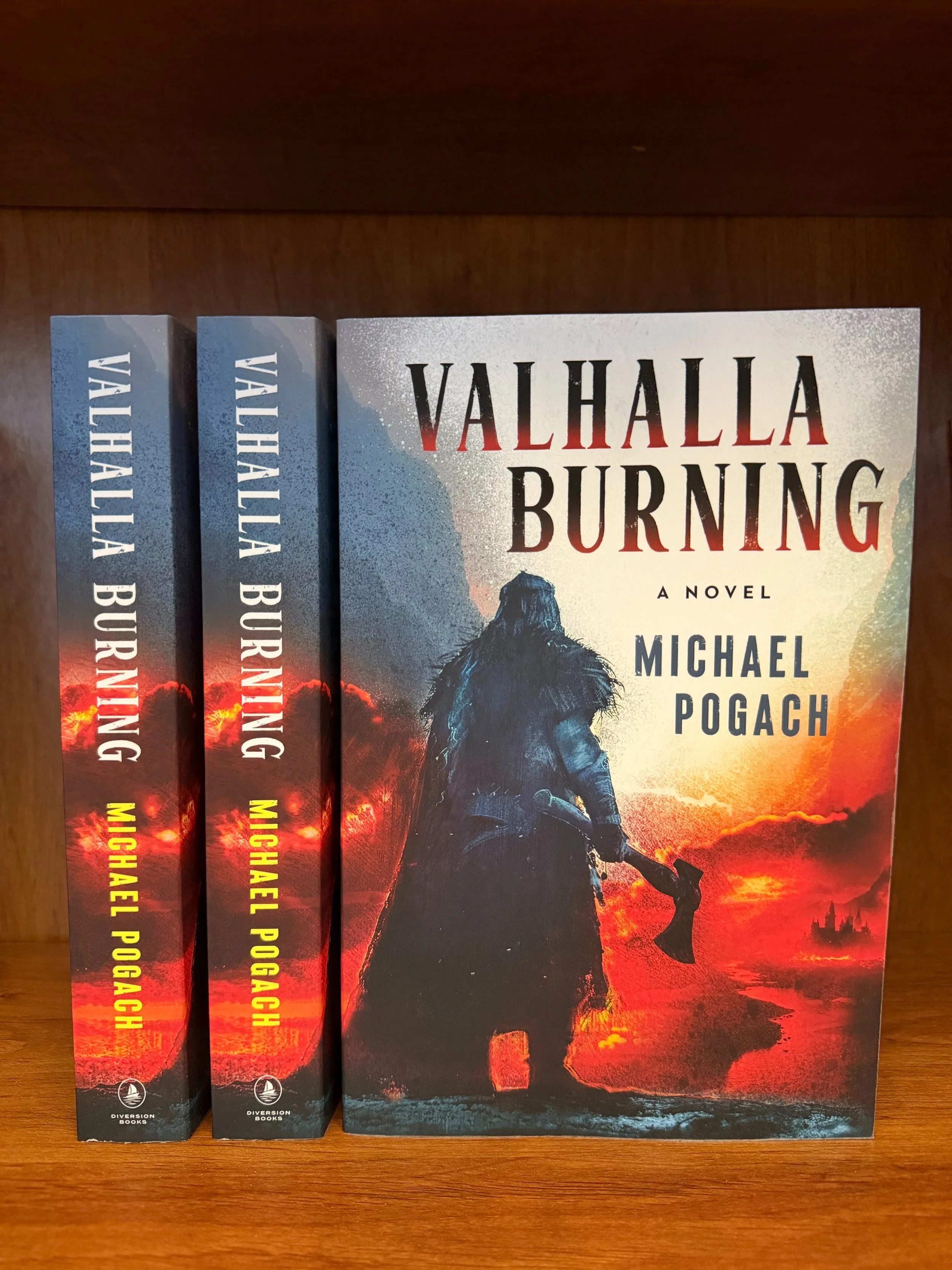 We are one week away from pub day! 📖🎉

VALHALLA BURNING by @michaelpogach hits the shelves on July 21, 2026

Lift a horn of ale and taste sweat and blood in this rich and brutal dark Viking adventure!🪓

Pre-order your copy today, link in bio.

#vi