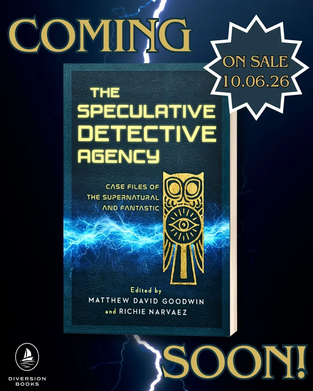 THE SPECULATIVE DETECTIVE AGENCY is a wildly entertaining collection of interconnected stories filled with monsters, myth, and personal mysteries.

Featuring over 10 contributors, this anthology boasts 16 stories blending classic investigative elemen