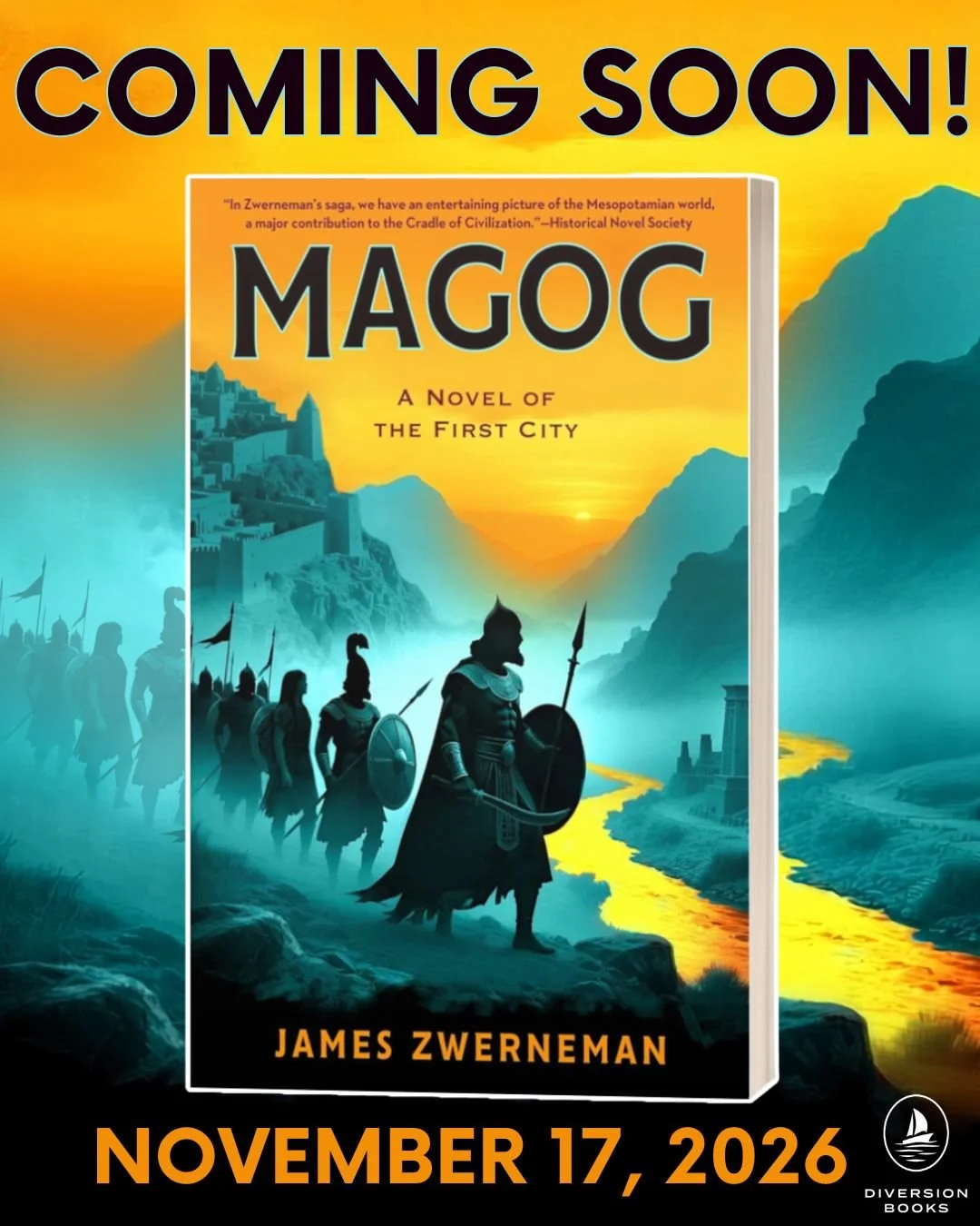 Continue the stunning, action-packed historical adventure series set in ancient Mesopotamia with MAGOG by @jameszwerneman !

In his follow-up to URUK, discover a relentless historical epic&mdash;where the fate of the ancient world will be decided.

A