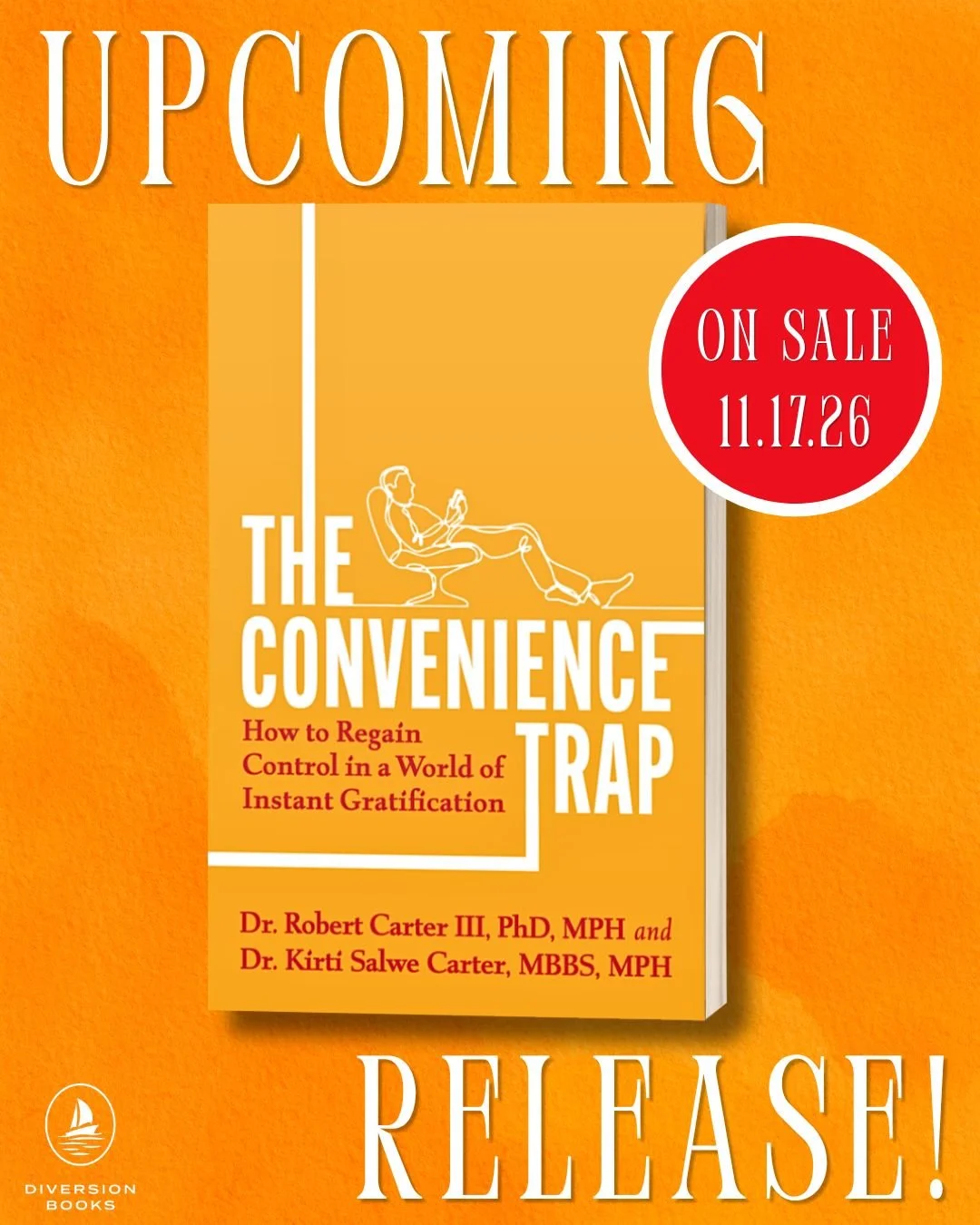 Welcome to the most convenient era in human history&mdash;right now.

THE CONVENIENCE TRAP by Dr. Robert Carter III and Dr. Kirti Salwe Carter releases November 17, 2026!

Through the A.L.I.V.E. framework, readers learn how to reclaim:
-Physical comp