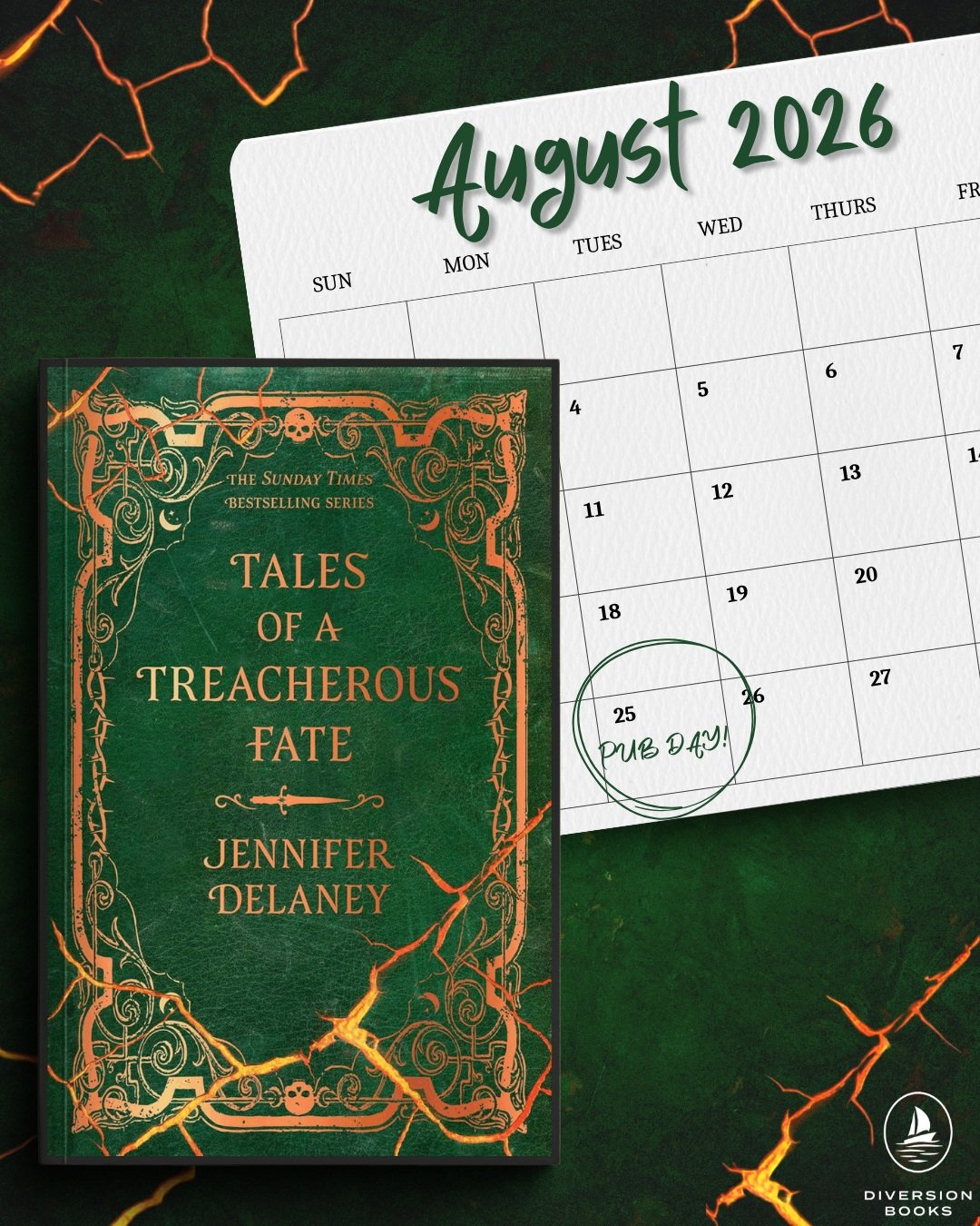 The wait is almost over! Sink your claws into this intoxicating gothic fantasy trilogy. 🥀🖤

With two captivating books already in your hands, prepare for the stunning conclusion that awaits. 

TALES OF A TREACHEROUS FATE by @jenniferdelaneyauthor r