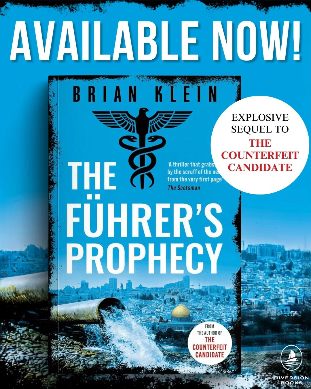 Available now! THE F&Uuml;HRER&rsquo;S PROPHECY is the explosive sequel to THE COUNTERFEIT CANDIDATE

@klein443 unearths Heinrich Himmler&rsquo;s top-secret &ldquo;Spider&rdquo; network, a clandestine Nazi plan to ensure the F&uuml;hrer&rsquo;s legac