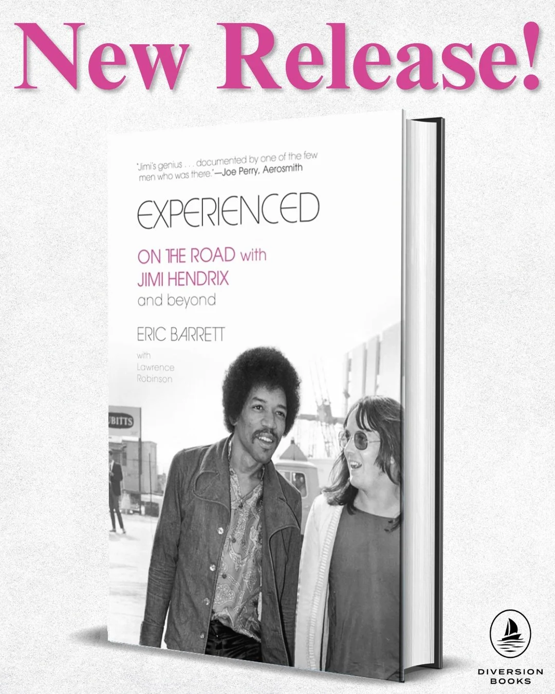 Jimi Hendrix&rsquo;s road manager and confidant Eric Barrett breaks fifty-five years of silence

EXPERIENCED is @ericbarrettauthor&rsquo;s long-awaited, unflinching memoir: the definitive inside account of Hendrix as friend, bandleader, and phenomeno