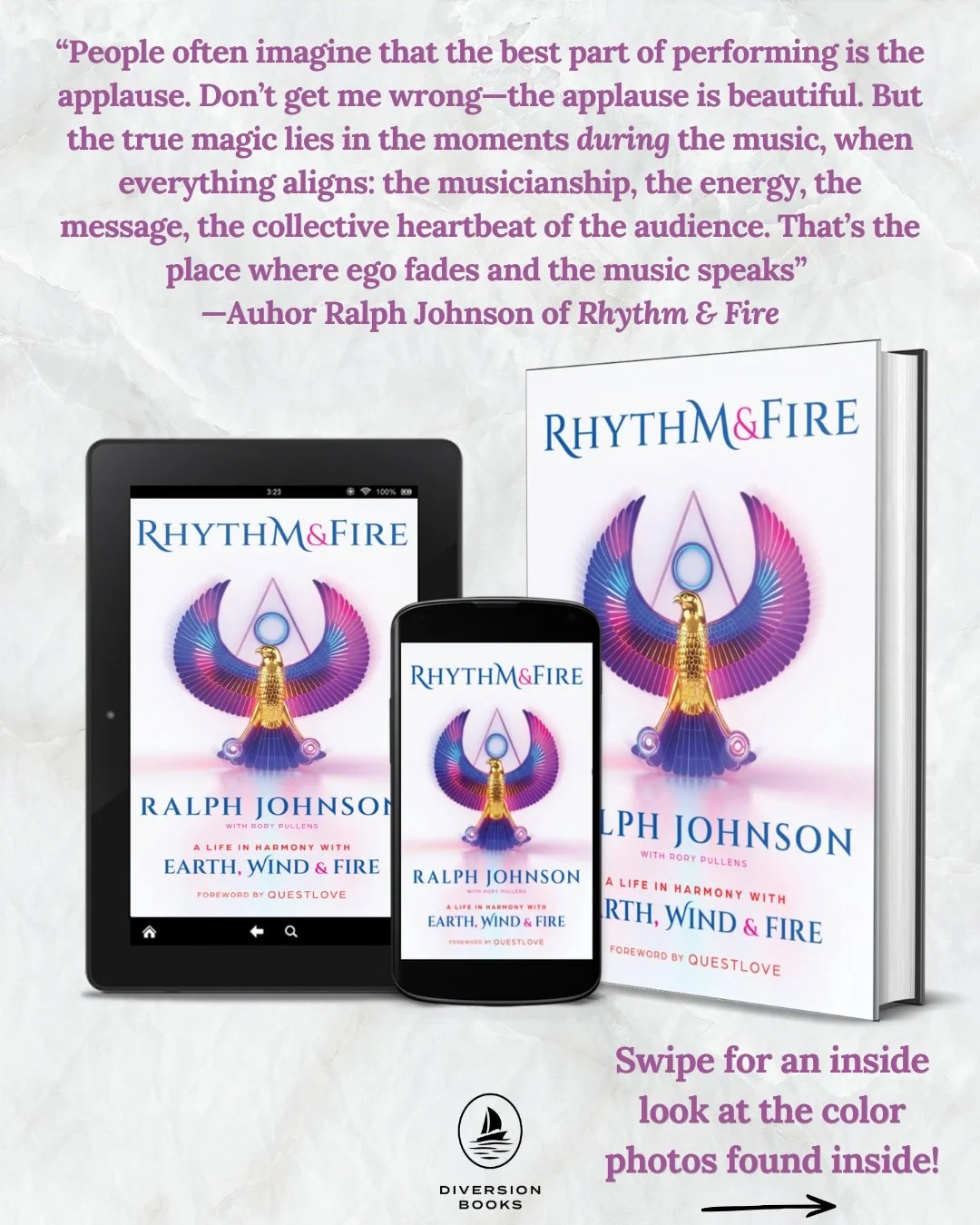 It&rsquo;s the 21st of September! Do you remember? Because we do and we&rsquo;ll be reminiscing all day long 🎶

@earthwindandfire founding percussionist and vocalist @ralph_johnson.ewf shares his profound story of their rise to fame through upliftin