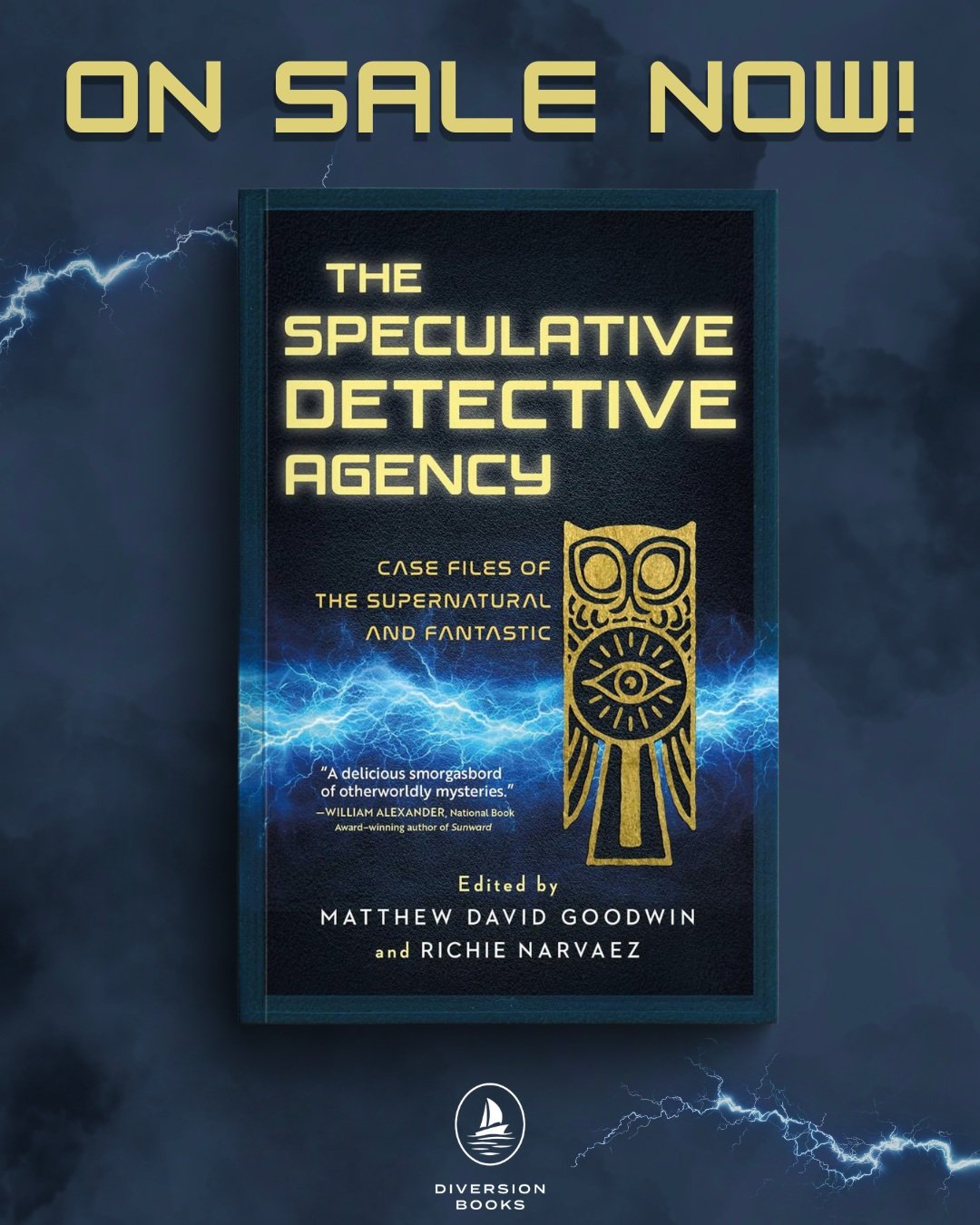 Trust the mystery.

THE SPECULATIVE DETECTIVE AGENCY edited by @mattgoodwin6 and @rnz1000 is on sale now!

Featuring 16 contributors and filled with monsters, myths, and personal mysteries reflecting our fractured yet shared global reality where bord