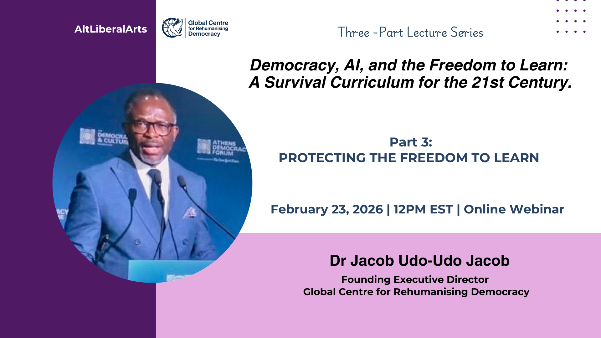 Democracy, AI, and the Freedom to Learn: A Survival Curriculum for the 21st Century (Pt 3)