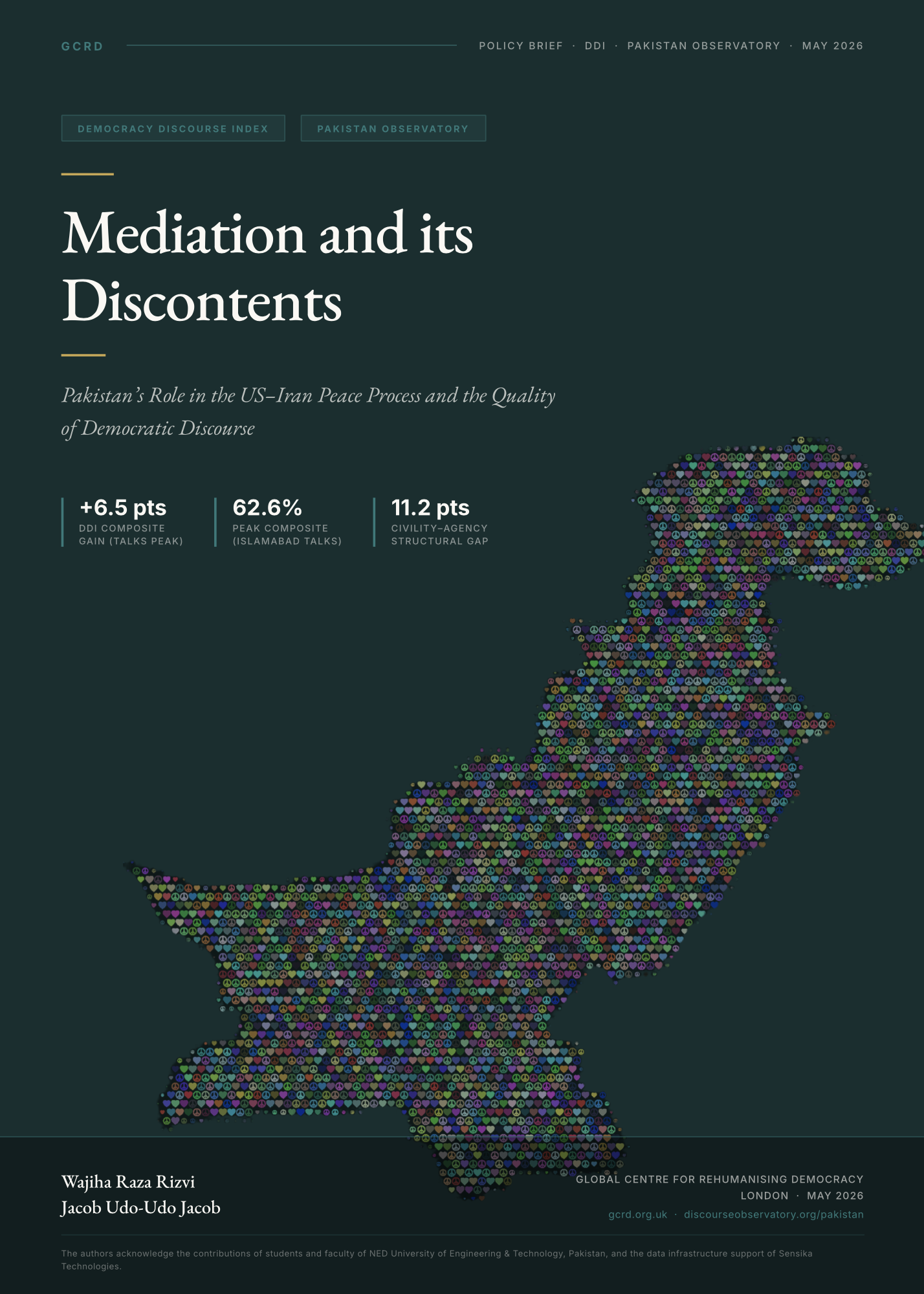 Mediation and its Discontents: A New GCRD Policy Brief Tracks Public Discourse during Pakistan's Mediation of US-Iran War