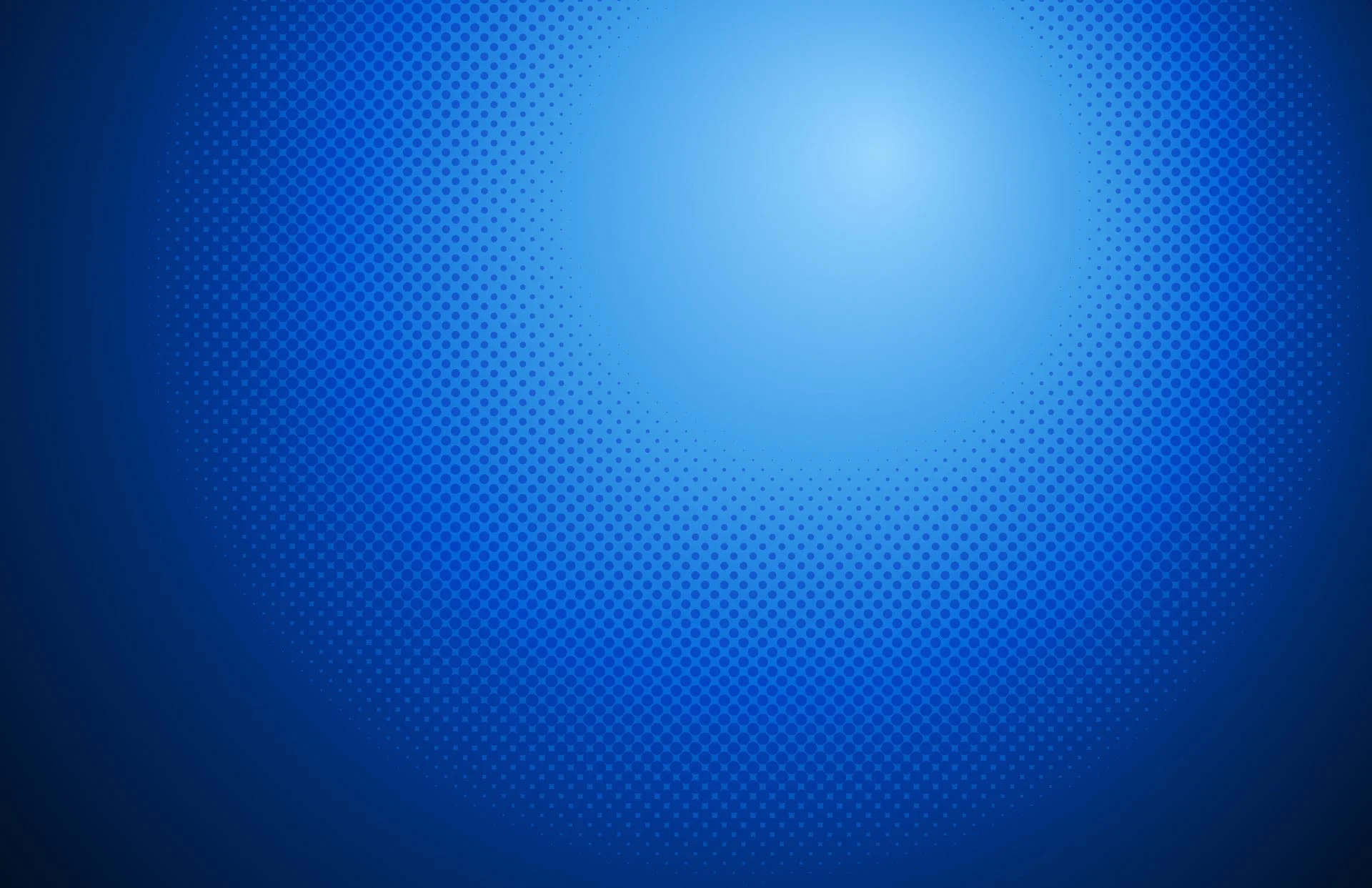 Blue gradient with a halftone overlay.