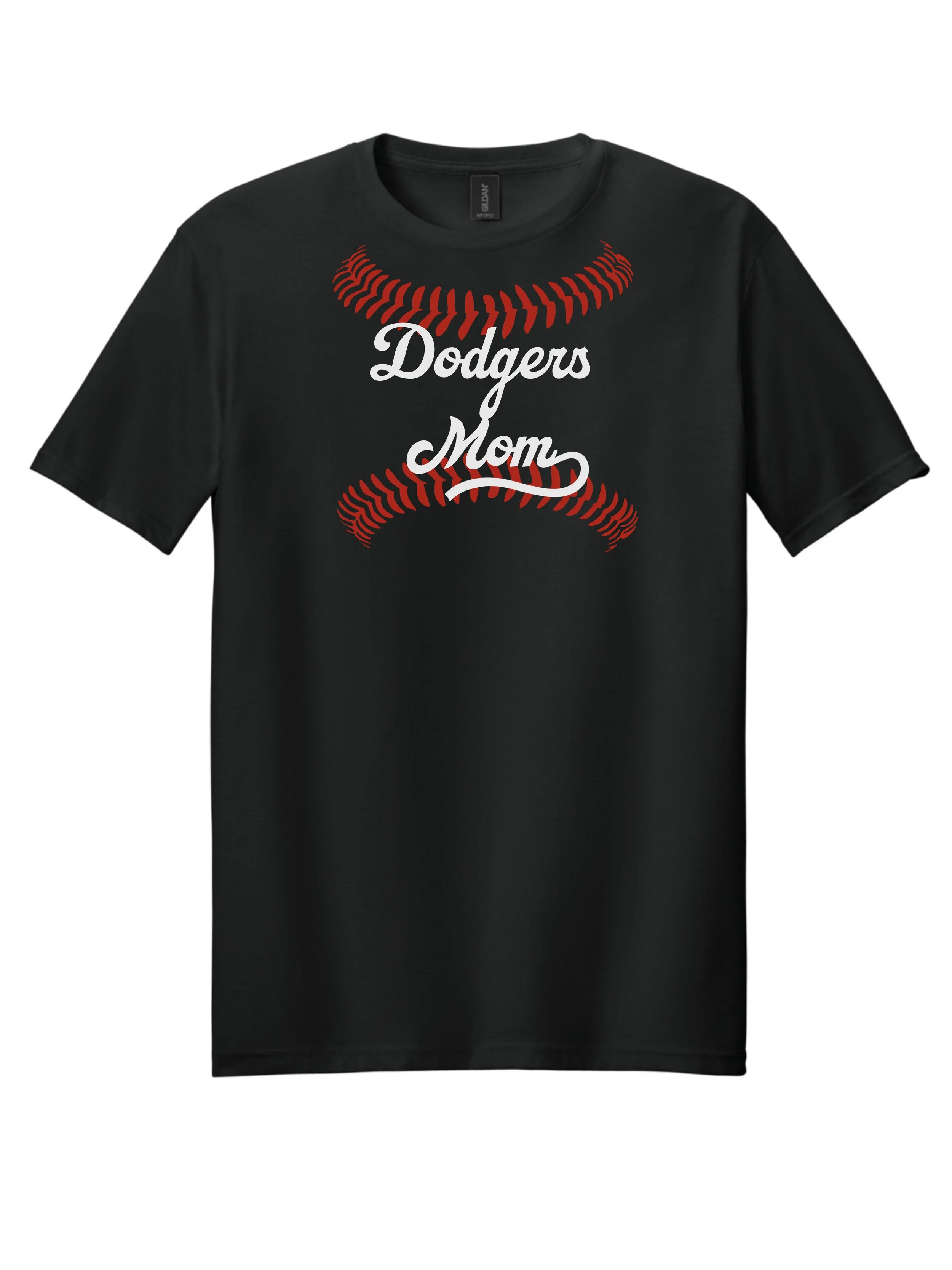 Dodgers Baseball Mom Short Sleeve T-Shirt