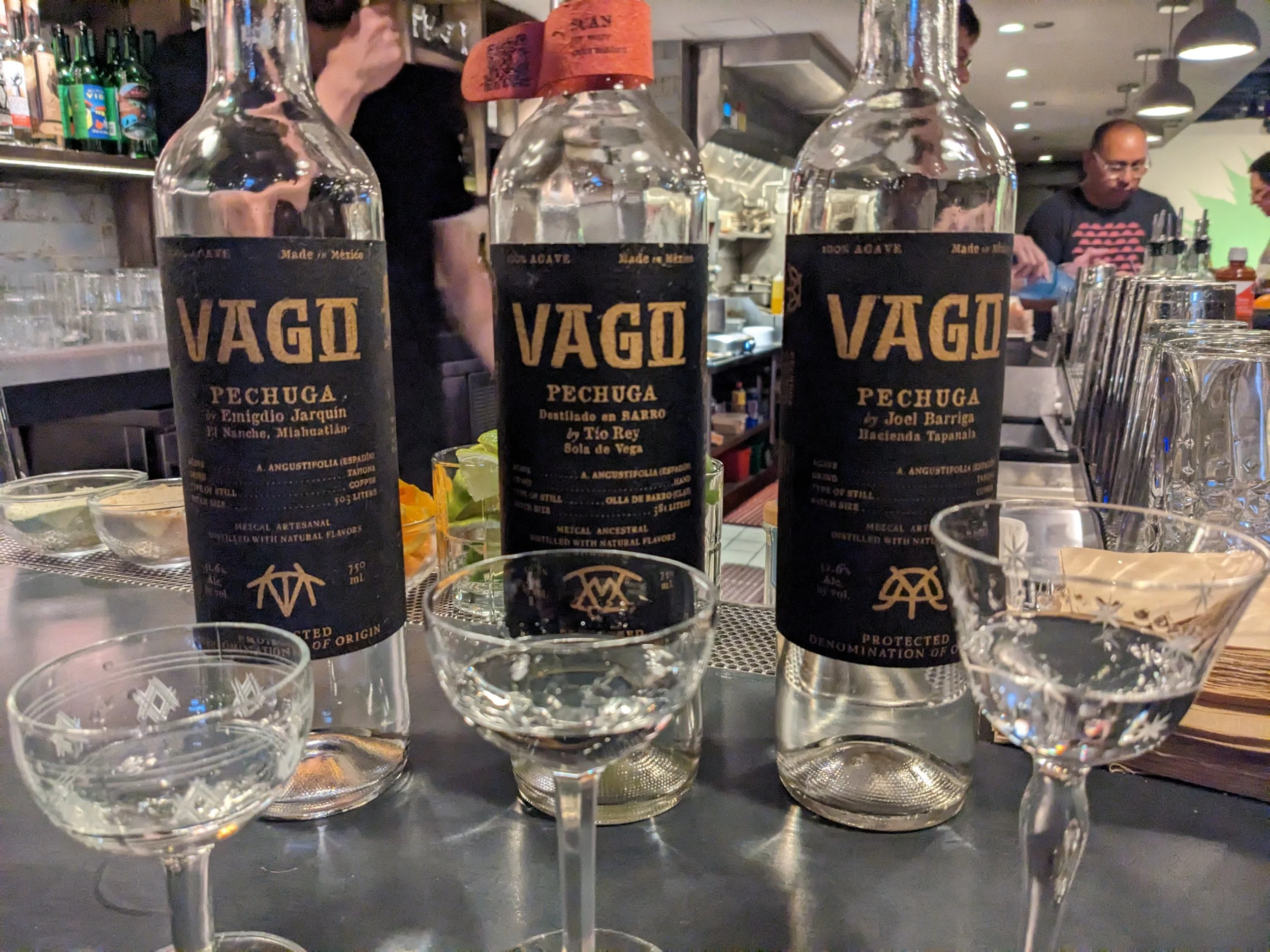 Pechuga comparison at Bar Sotano. One of my favorite places.