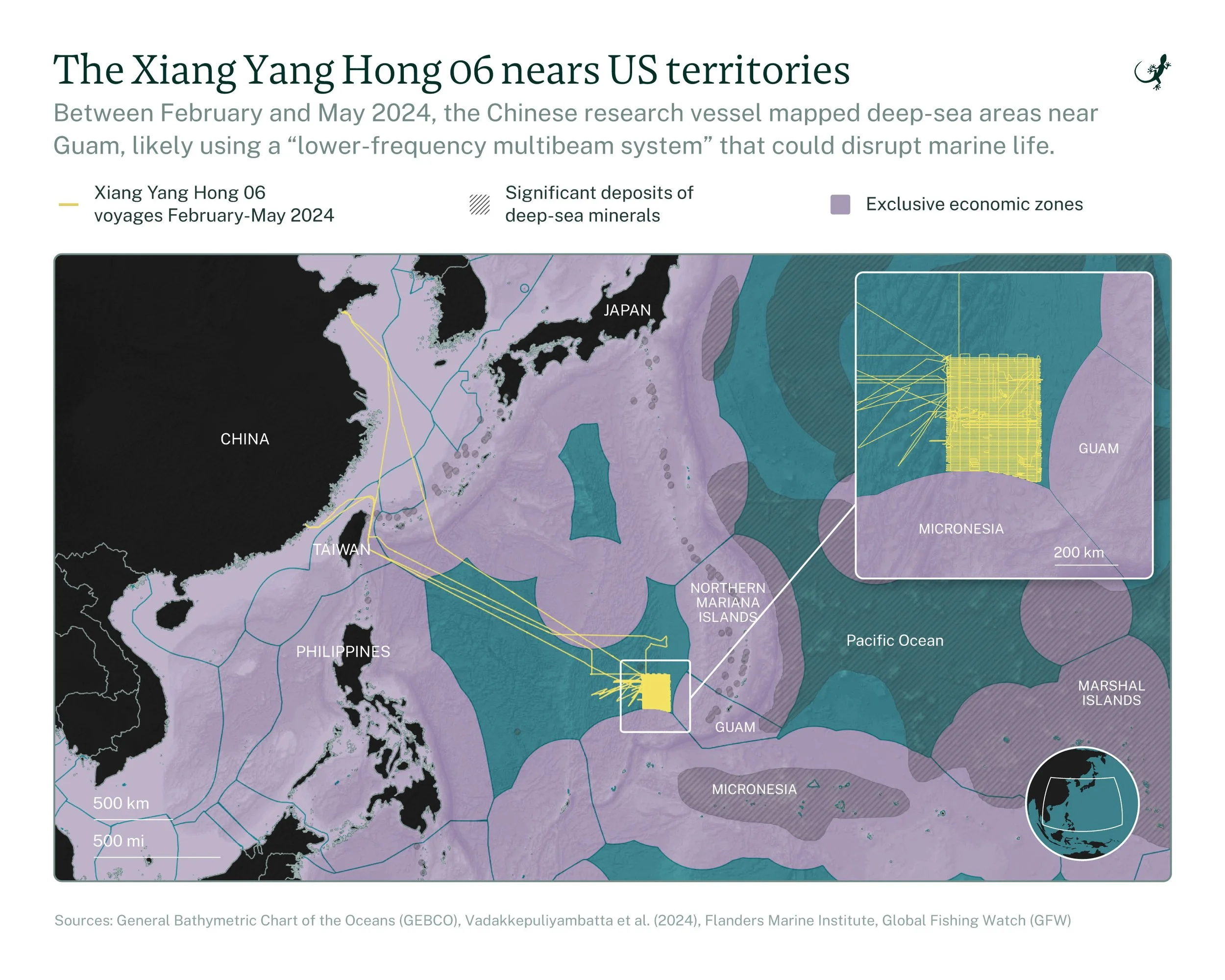 Map showing Belize with a focus on the Spanish Lookout Mennonites' wildlife corridor. It depicts protected areas, proposed conservation areas, an active quarry, an older quarry, and areas cleared by Mennonites. Main roads are marked, and scale bars are provided.