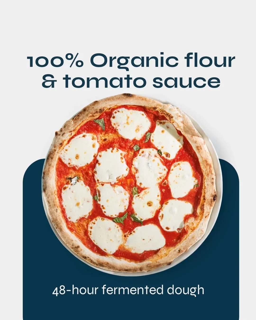 At Di Prima, the dough is the soul of our pizza: made with organic flour and slow-fermented for 48 hours.

Why organic? Because organic wheat grows in healthier, more nutrient-rich soil, creating flour with deeper flavor, better gluten quality, and c