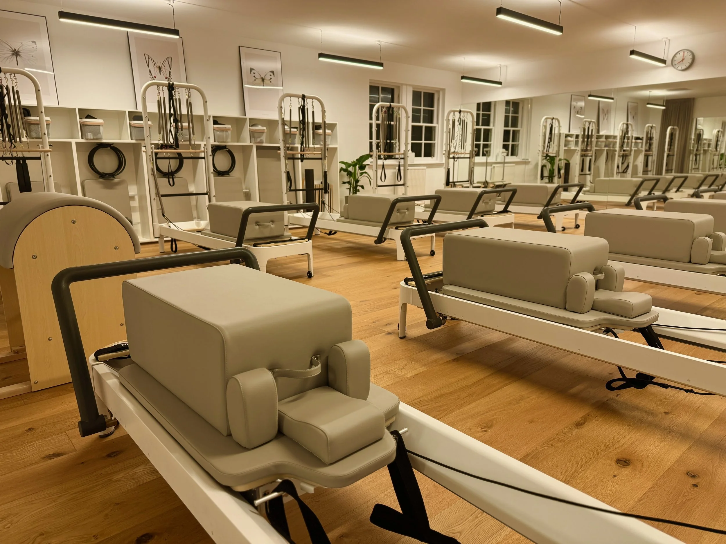 Reformer Pilates equipment at Luma Pilates in Edinburgh