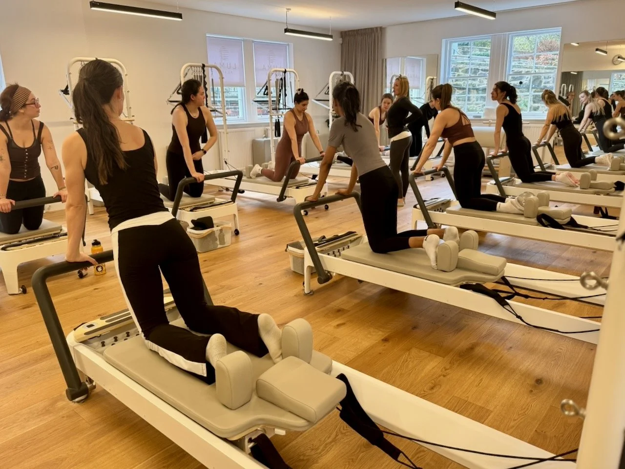 A Reformer 1 class at Luma Pilates, Edinburgh