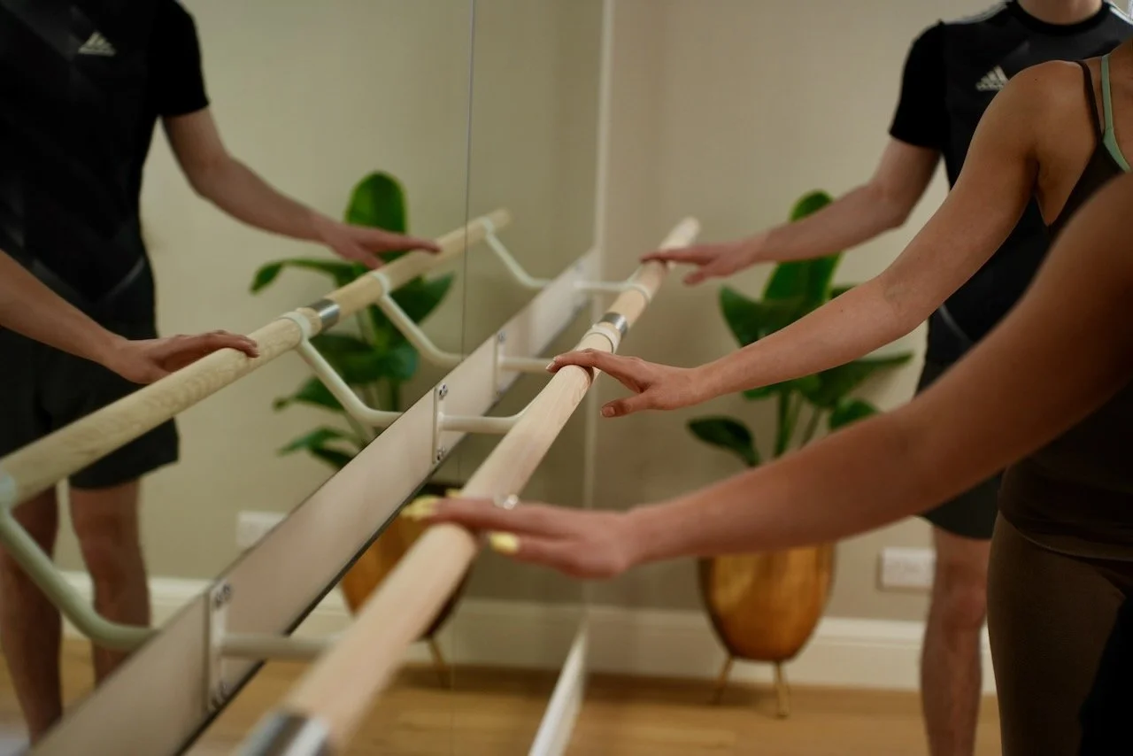 Barre class at Luma Pilates studio, Edinburgh New Town