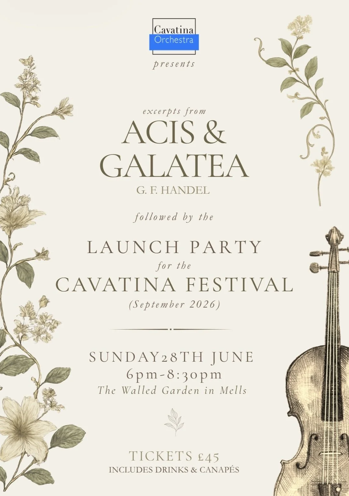 Acis & Galatea in The Walled Garden, Mells
