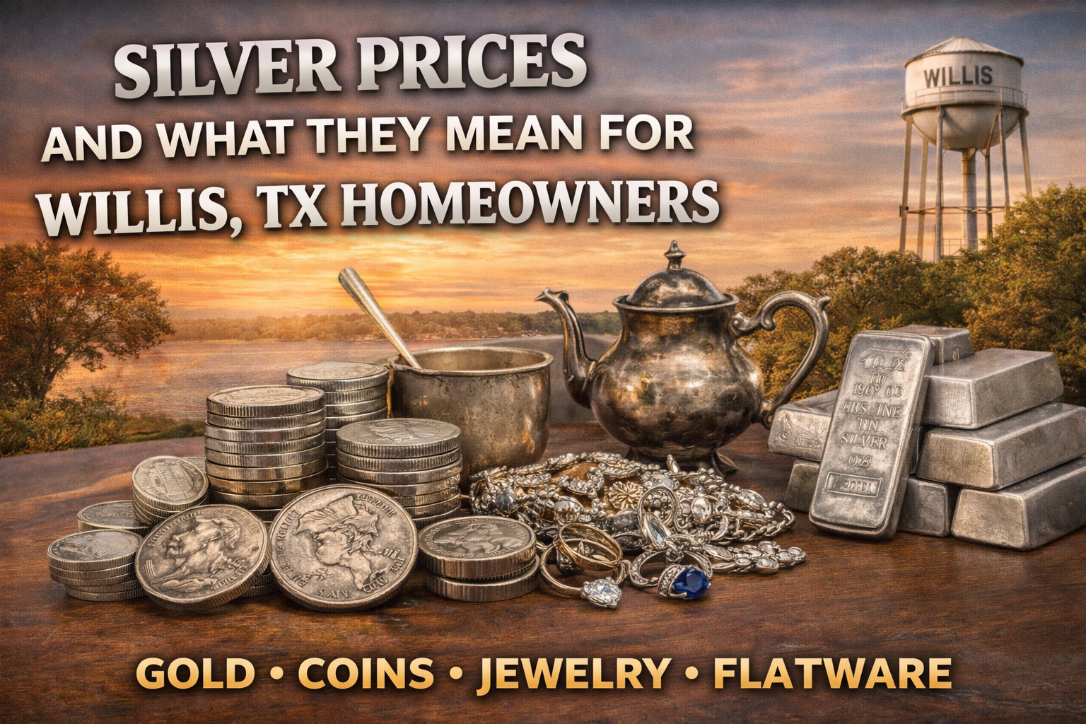 Silver Prices and What They Mean for Willis, TX Homeowners