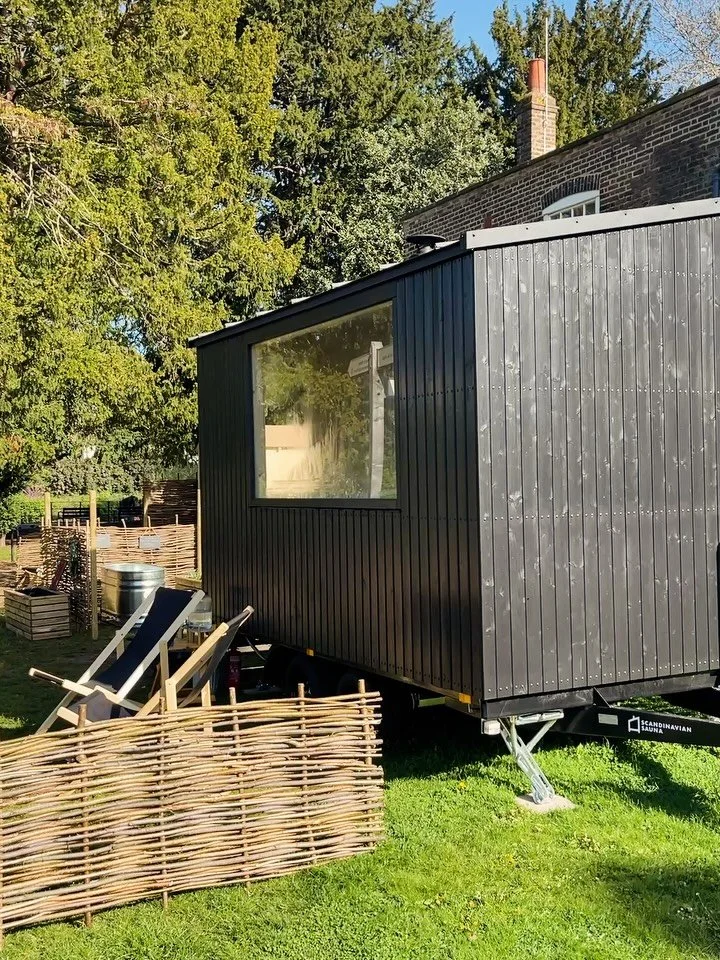 The weather is going to be great this weekend. 
Come and enjoy the peace and quiet in the park in our lovely sauna. Meet new friends, rest, relax, unplug and chill out with us here. 
&pound;18pp for 50 mins. Lots of spaces left for Saturday and Sunda