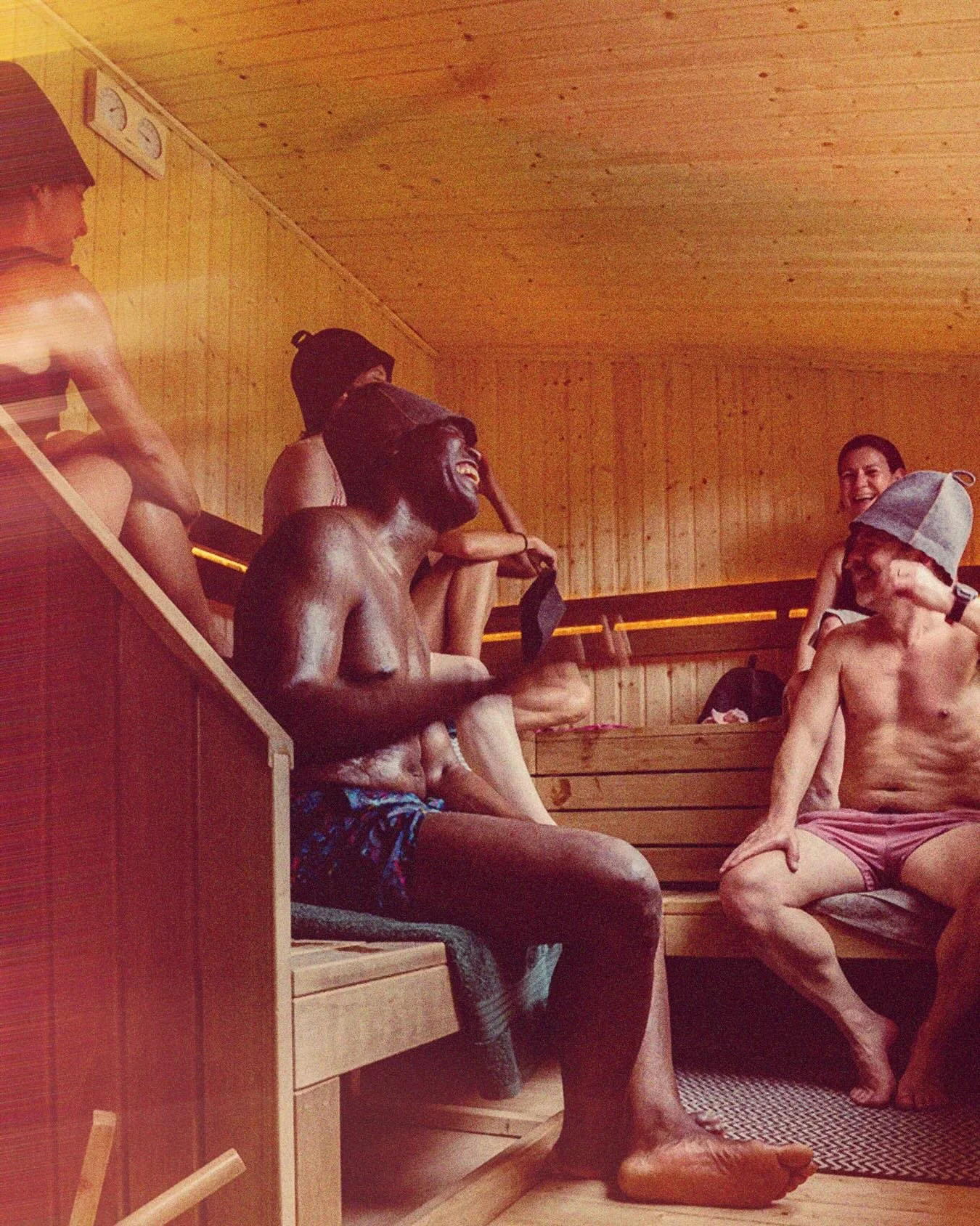 Whatever the weather, the sauna brings people together.

A place to catch up with friends, meet new faces, share stories and slow down for an hour or two. Rain, sunshine or somewhere in between, there&rsquo;s always a warm welcome waiting.

Join us t