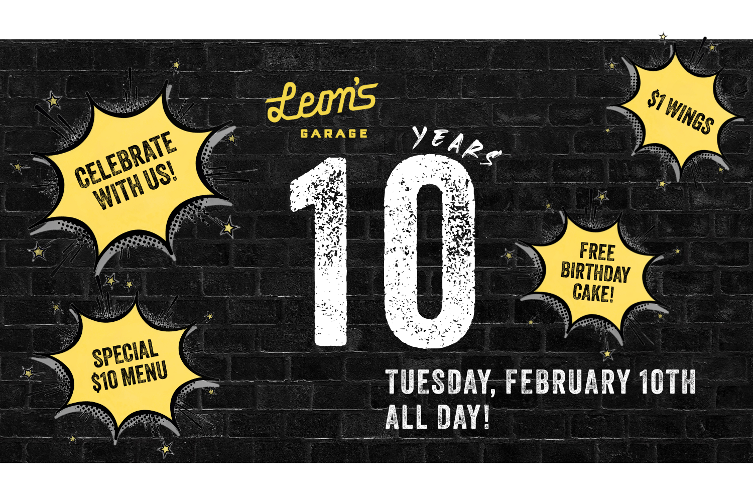 Leon's 10 Year Anniversary