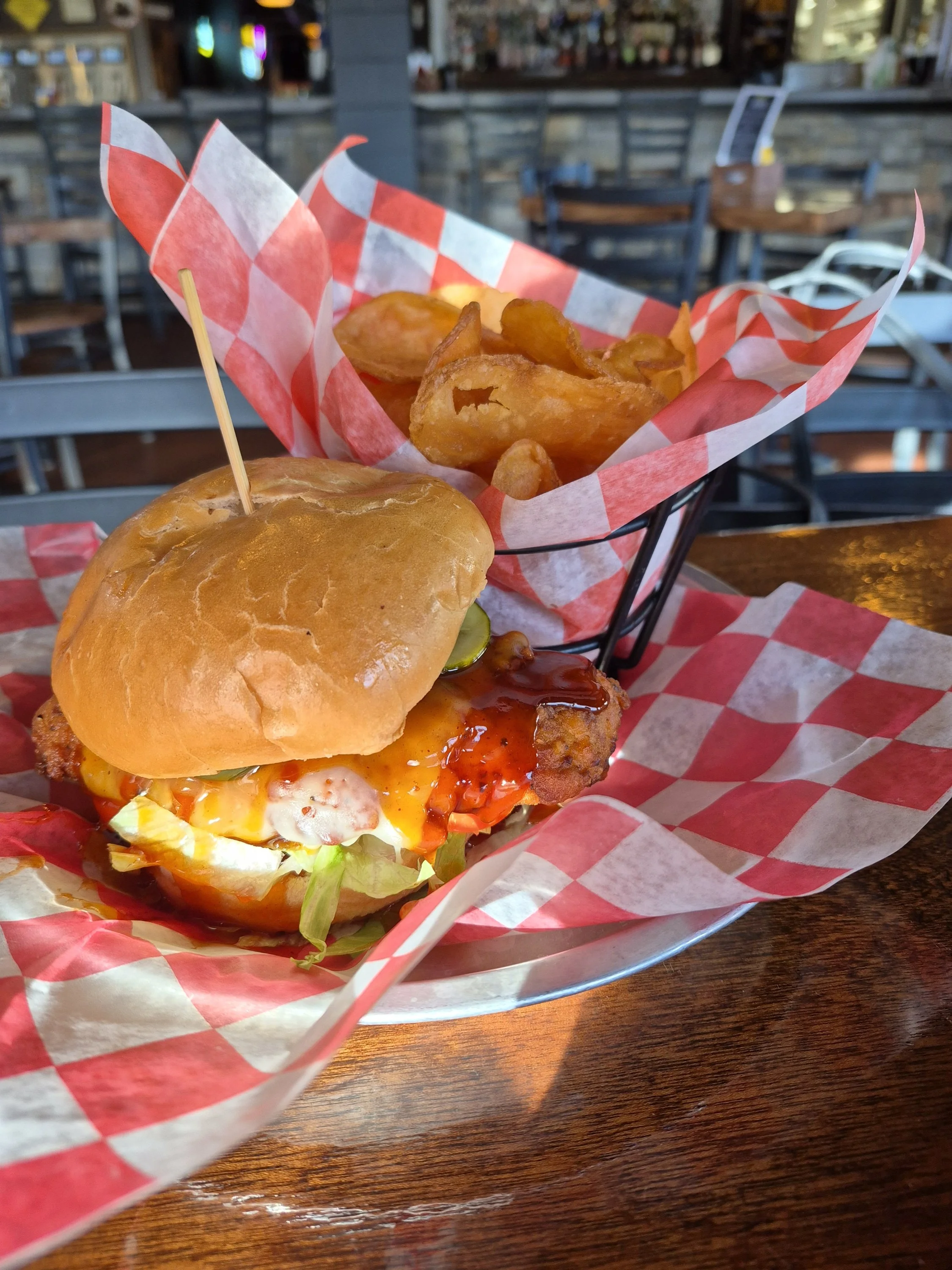 Deluxe Pickle Brined Crispy Chicken Sandwich