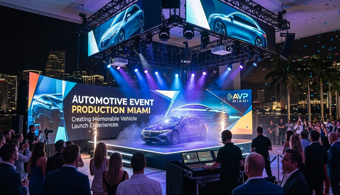 Automotive Event Production Miami: Creating Memorable Vehicle Launch Experiences