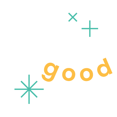 The words 'sooo good' written in white and gold text with decorative crosses and an asterisk on a black background.