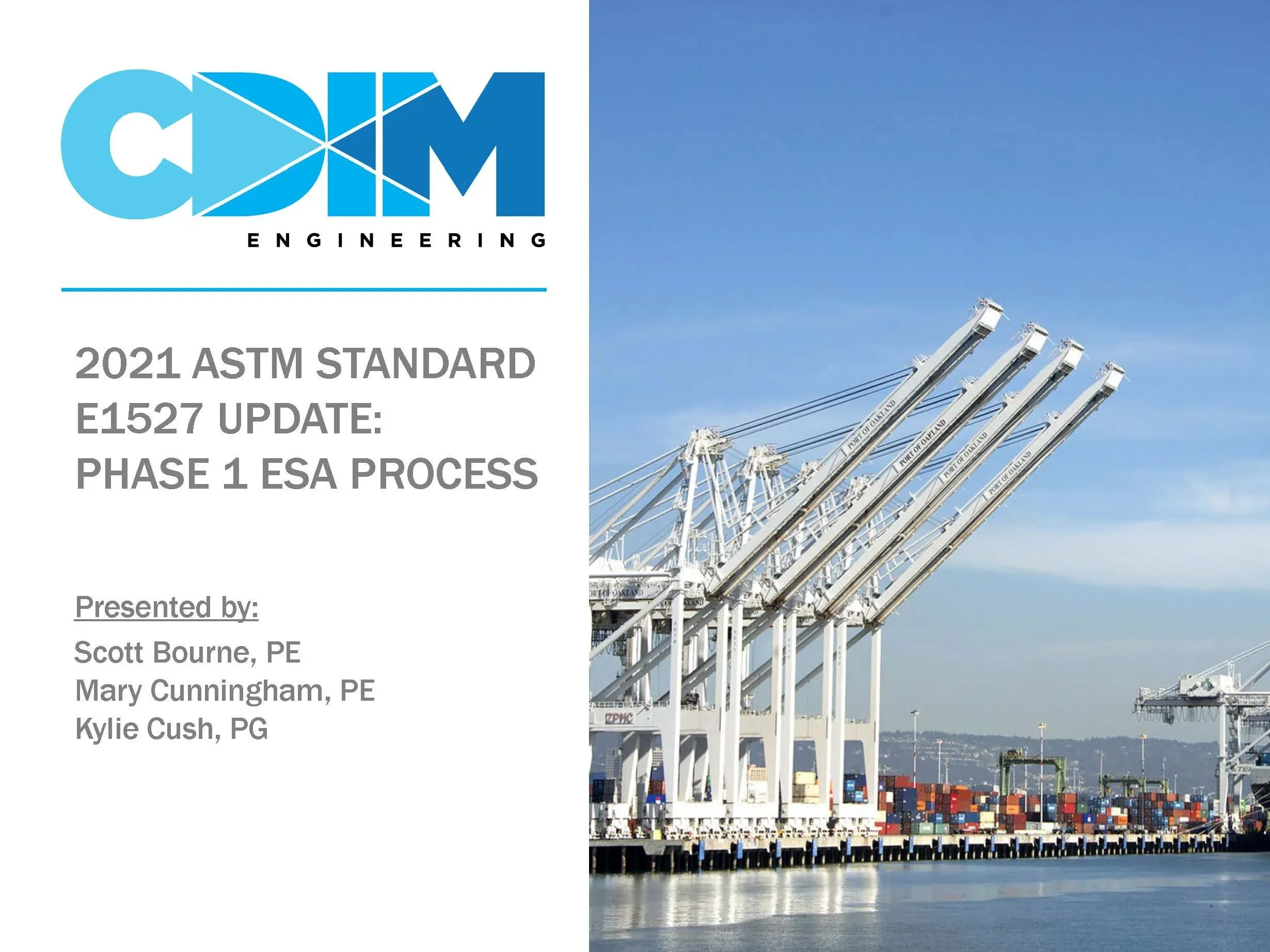 Phase 1 ESA Standard Update