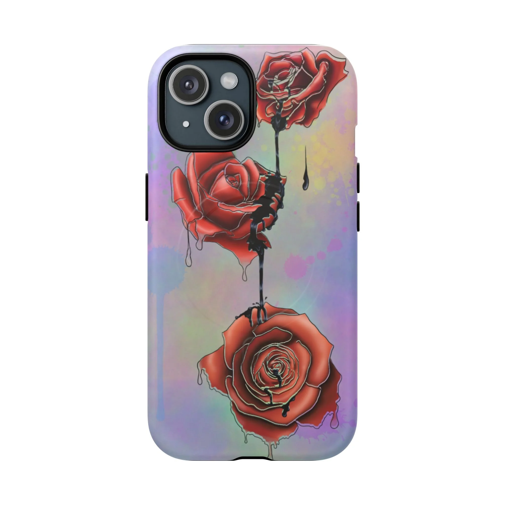 Dripping Red Roses - iPhone Case