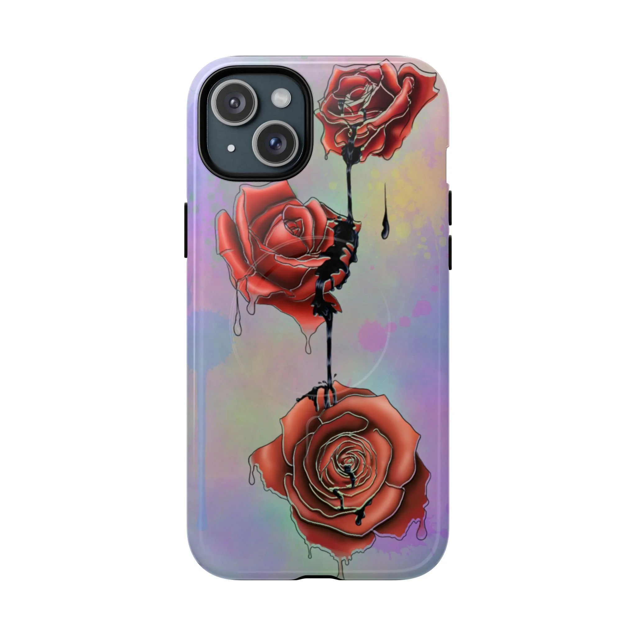 Dripping Red Roses - iPhone Case