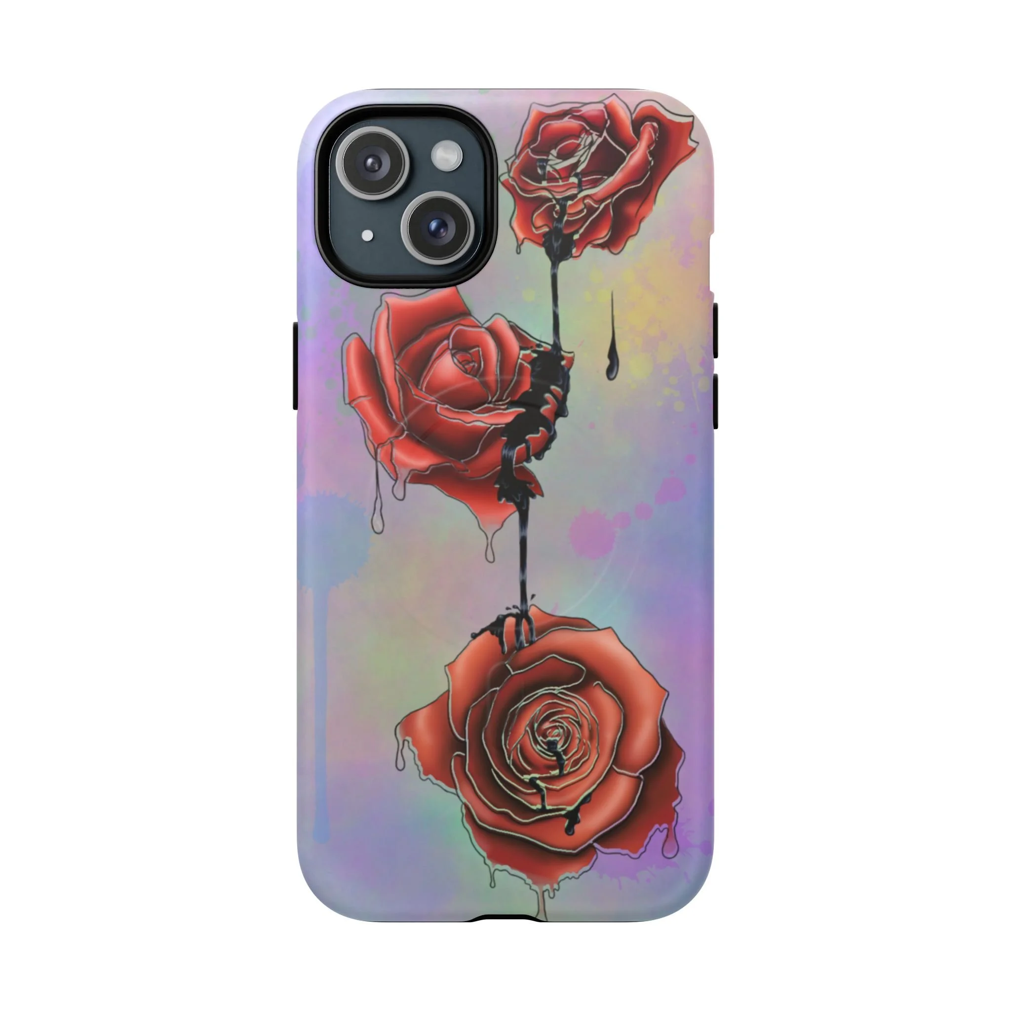 Dripping Red Roses - iPhone Case