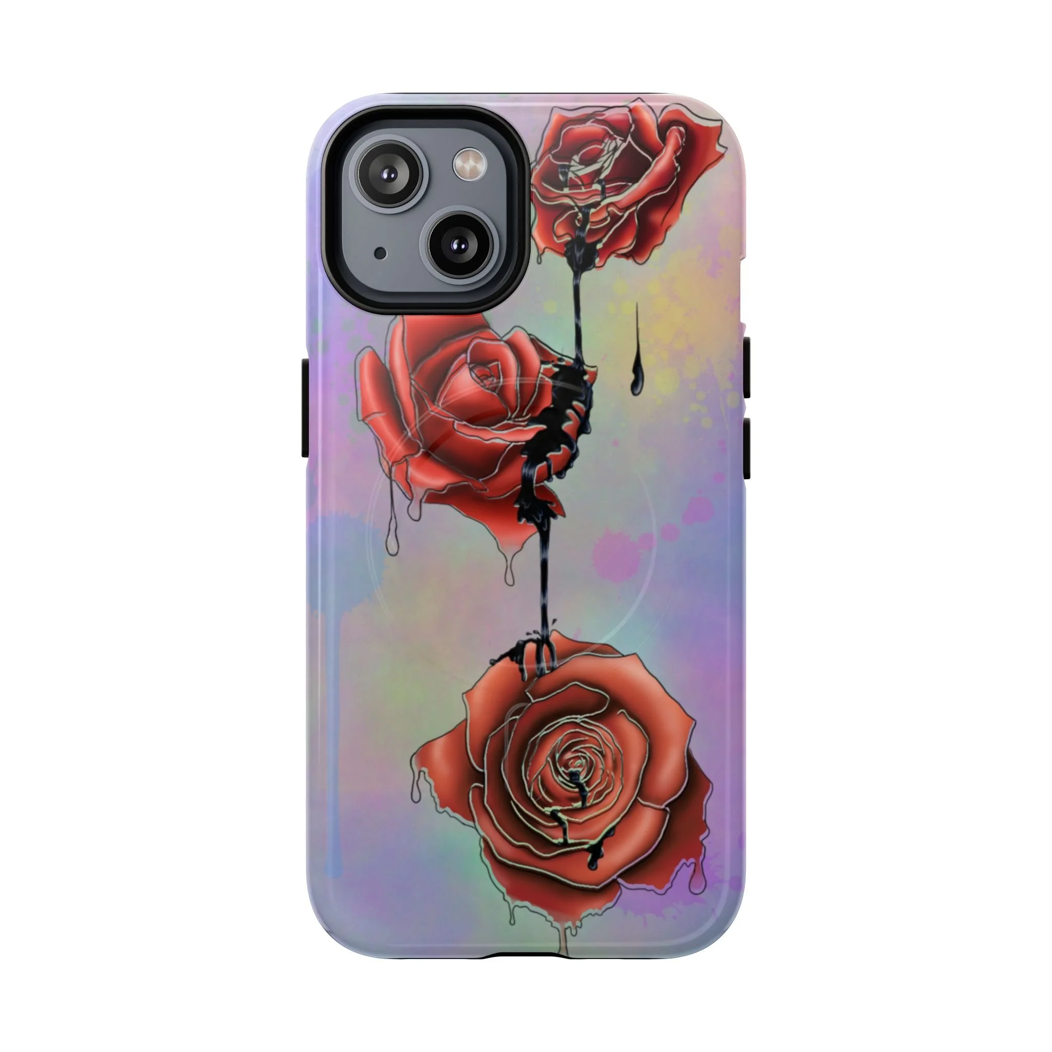 Dripping Red Roses - iPhone Case