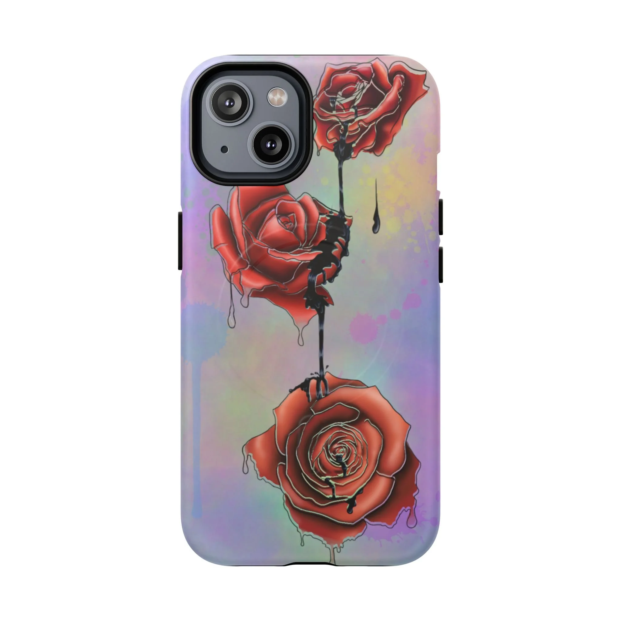 Dripping Red Roses - iPhone Case