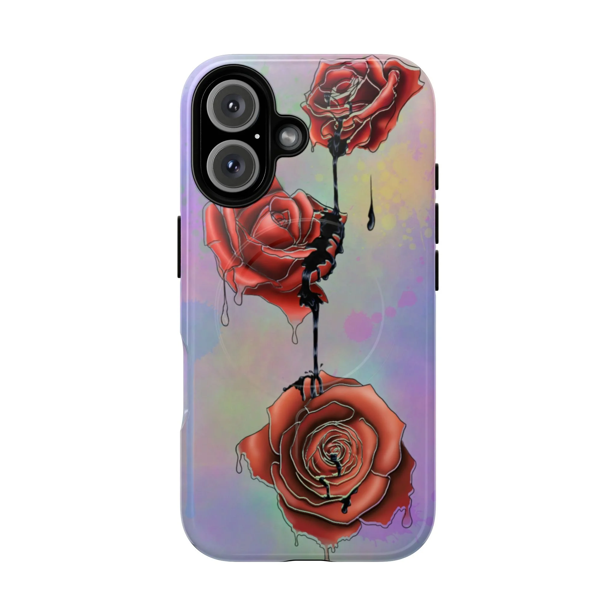 Dripping Red Roses - iPhone Case