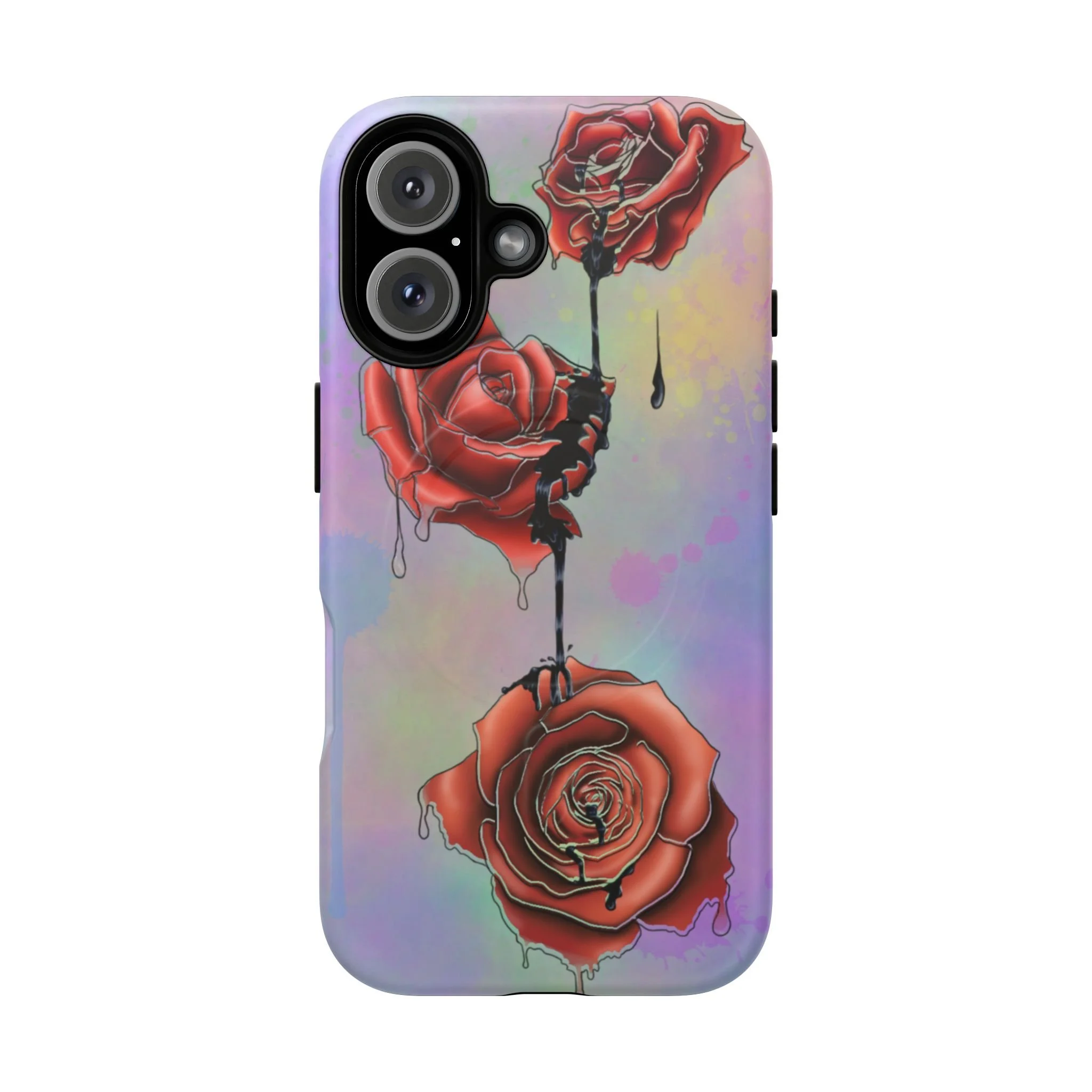Dripping Red Roses - iPhone Case