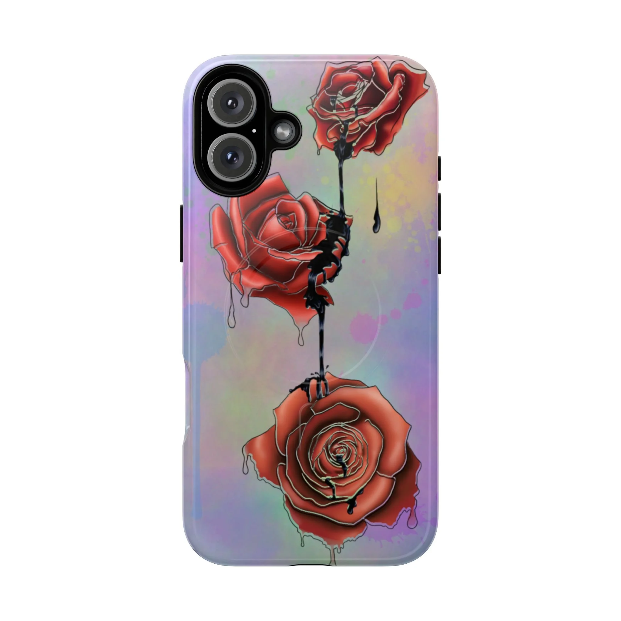 Dripping Red Roses - iPhone Case
