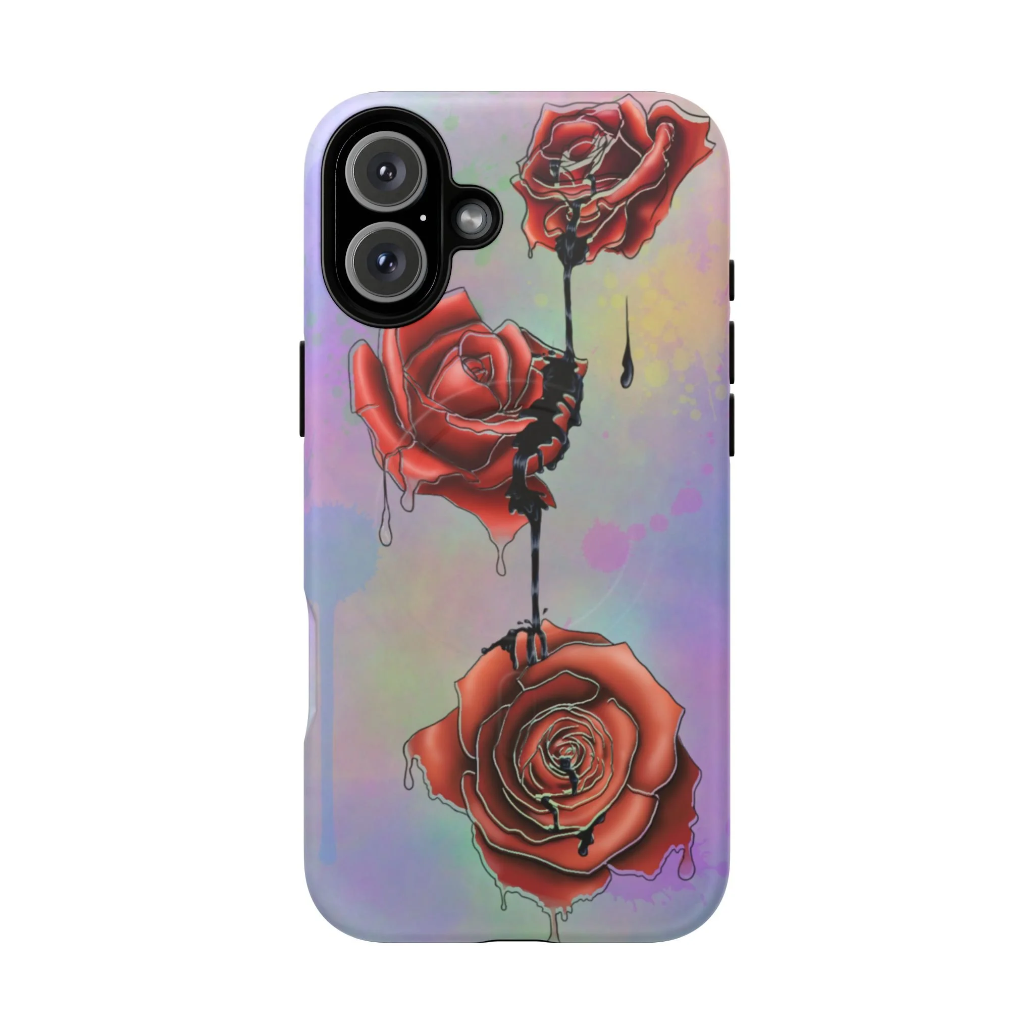 Dripping Red Roses - iPhone Case