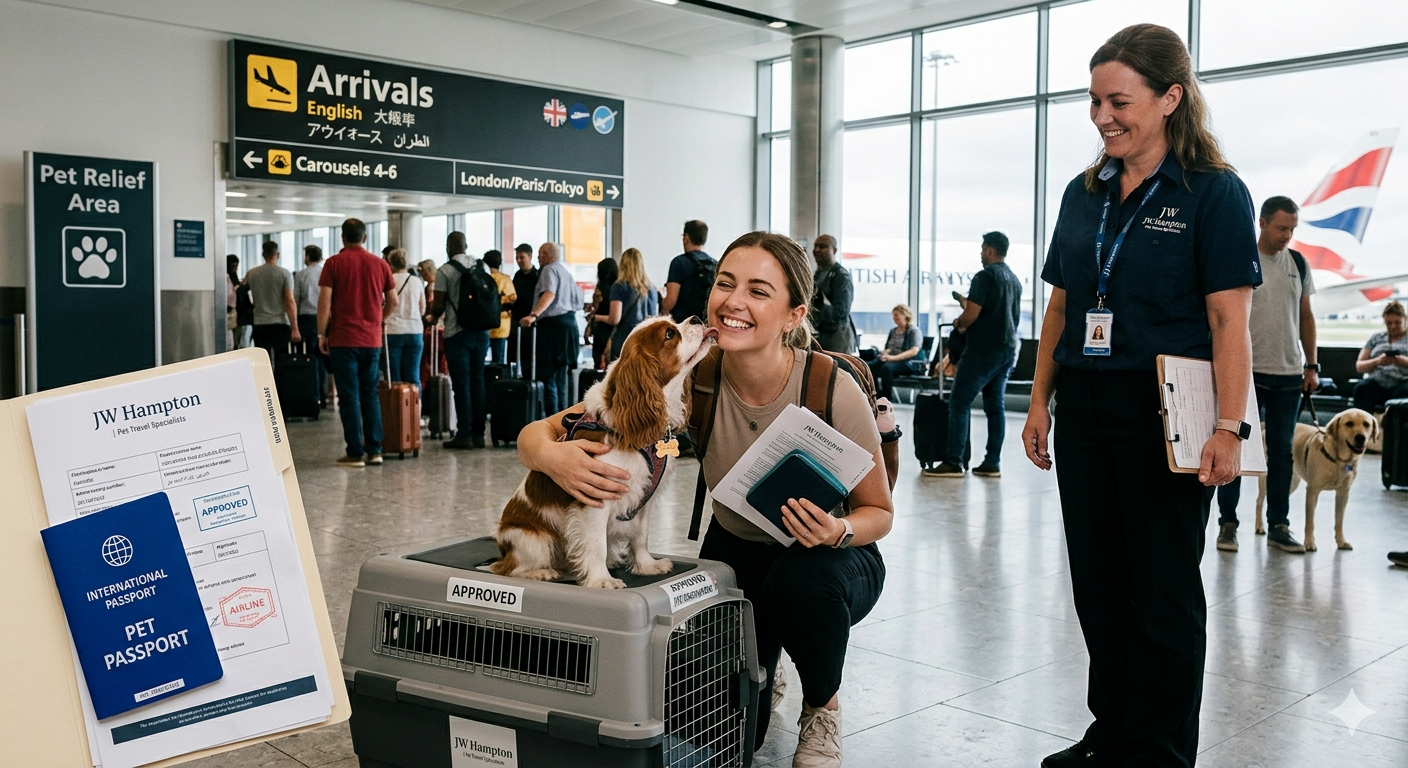 Flying Abroad with Pets