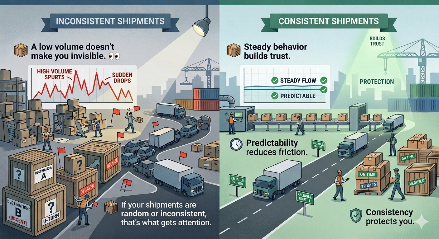 Why Low Volume Importers get Flagged Faster