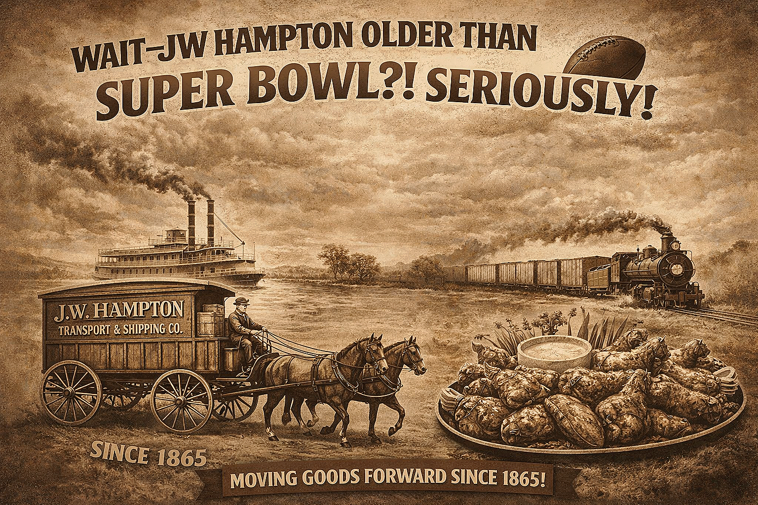 Wait—JW Hampton Older Than Super Bowl?! Seriously