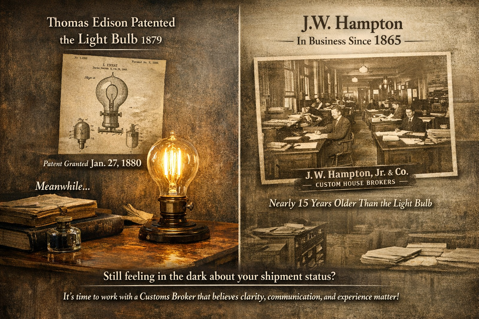 We Are Older Than The Lightbulb