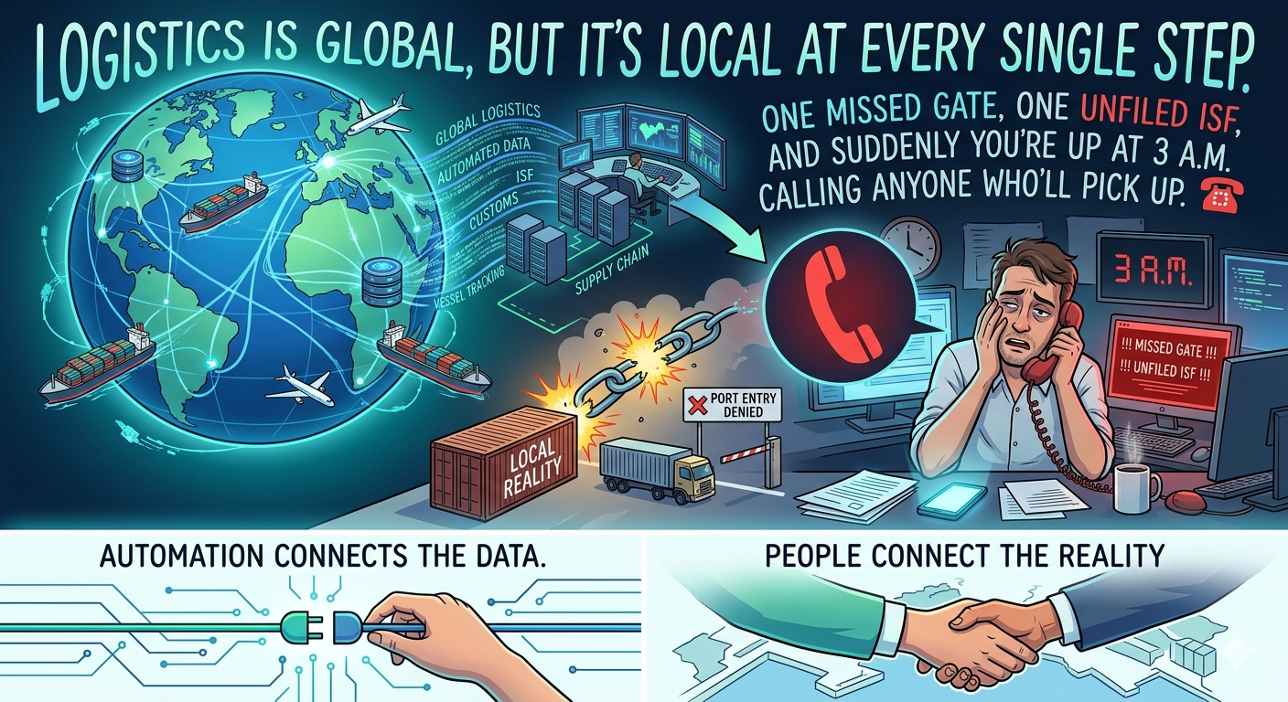 Logistics is Not Global.