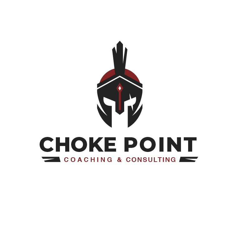 Choke point coaching and consulting logo, choke point system logo