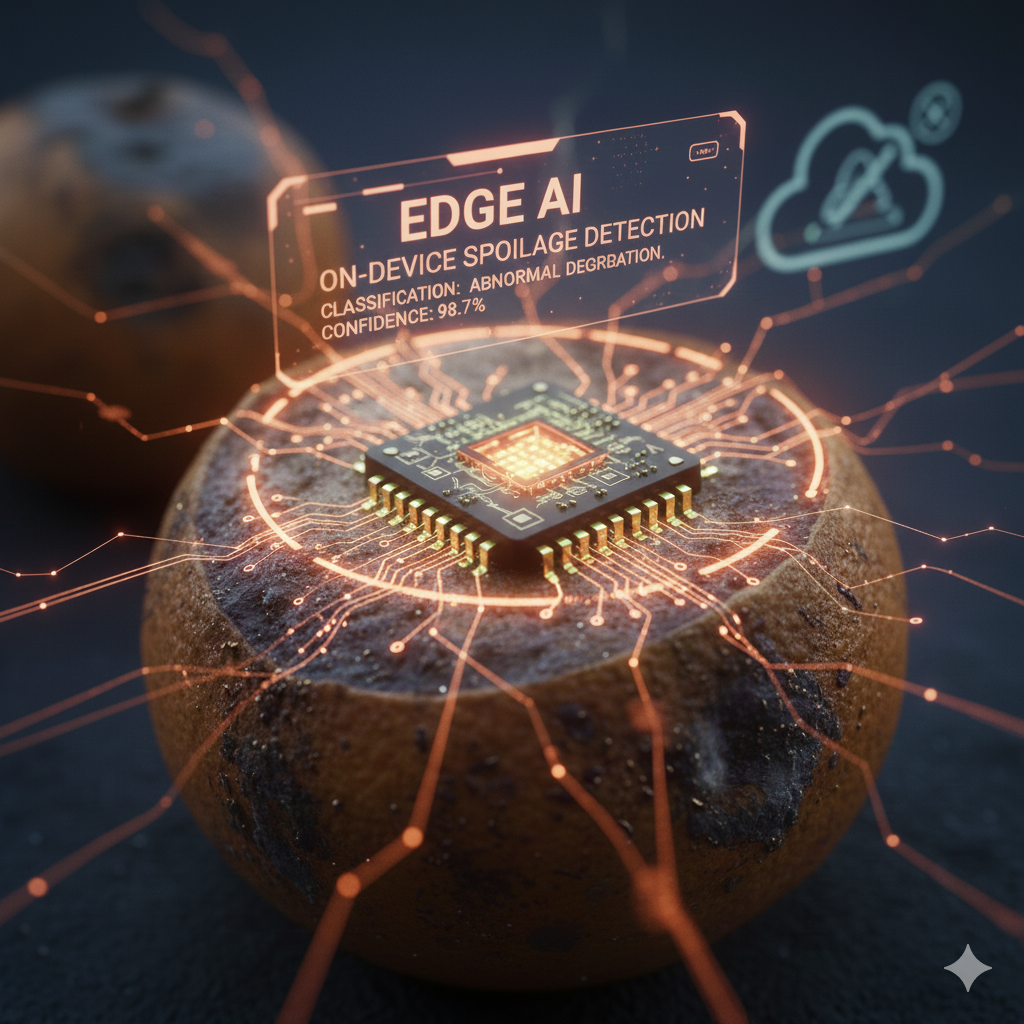 Food logistics with sensors and Edge AI