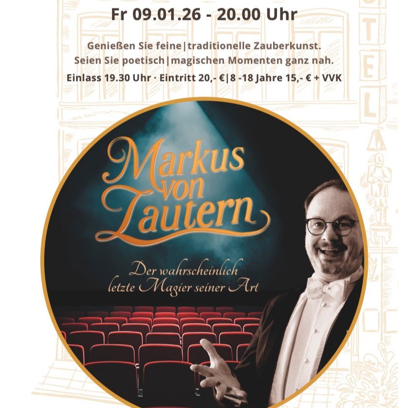 Ab 2026 gibt es den "Abend der Wunder" in K&ouml;ln einemal im Monat im Hotel am Chlodwigplatz!
Am 9. Januar geht es los.