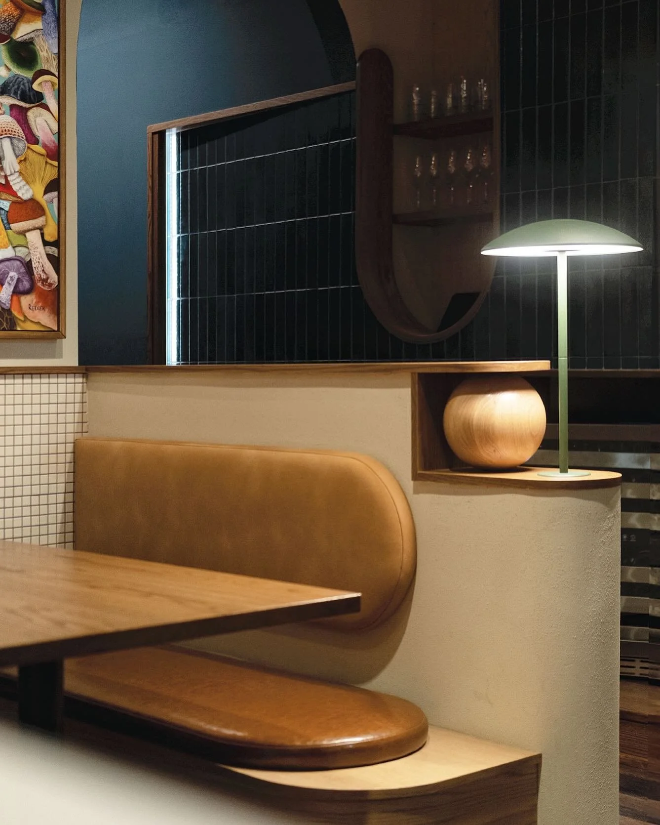 A glimpse into @wildweed.cinci, a restaurant in Cincinnati that we completed earlier this summer. The space pairs well with the unique dishes that define their ethos&mdash;playfully defying conventional approaches with a refined palette and a clear s